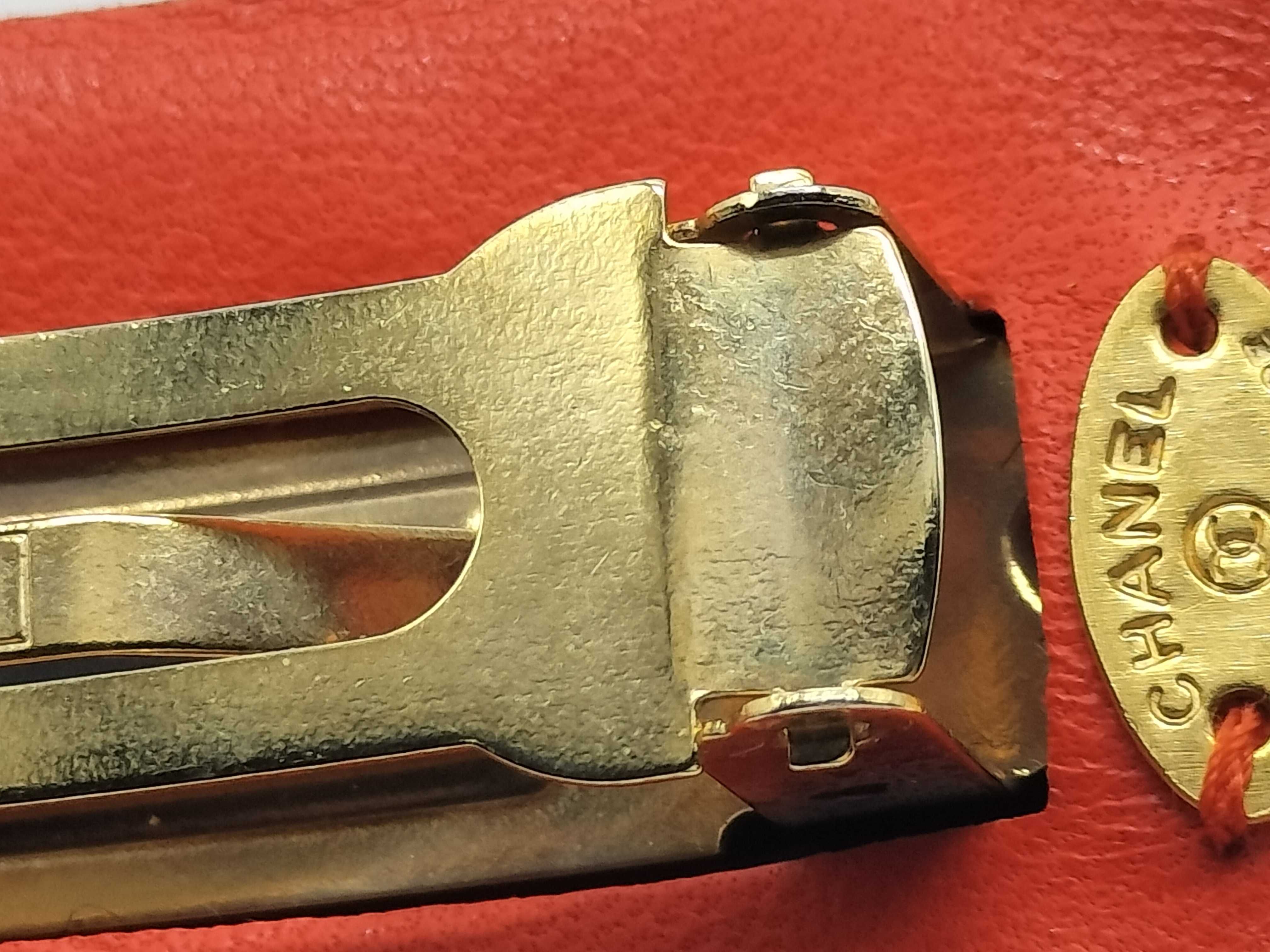 Coco Mark Turnlock Orange Barrette Hair Accessory — view 8