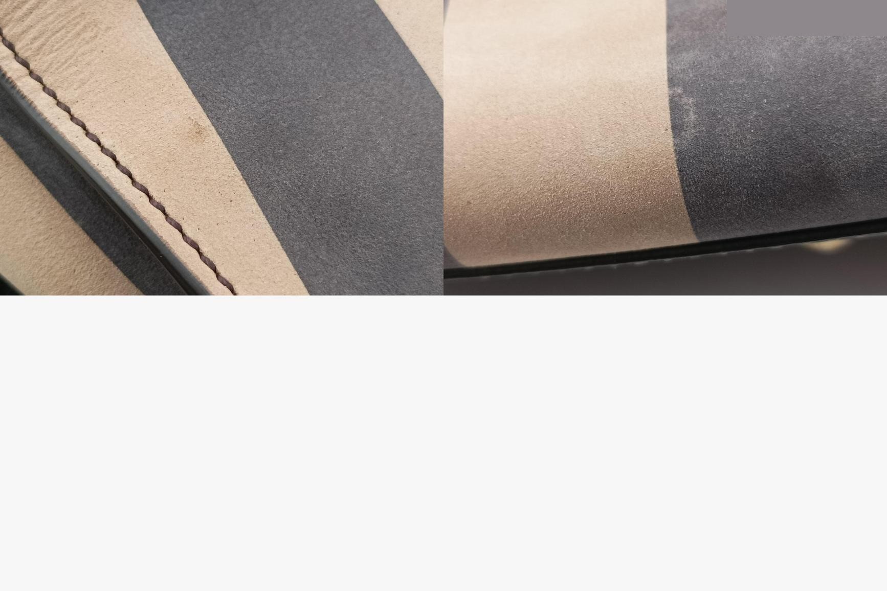 Peekaboo Nubuck Leather x Smooth Leather Tobacco Brown x Black — view 11