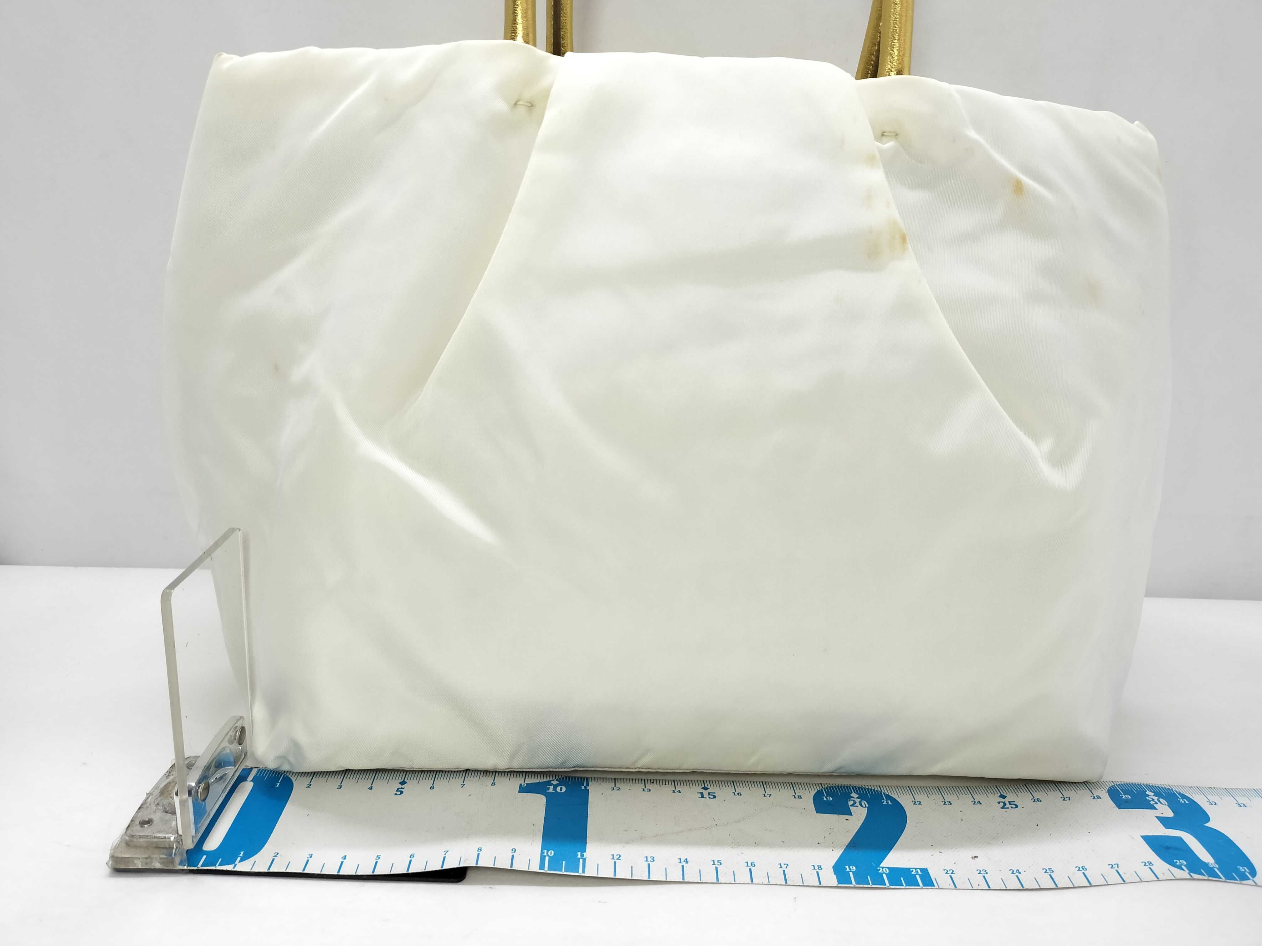 Nylon Prada Nylon Handbag White Ribbon Handbag — view 2
