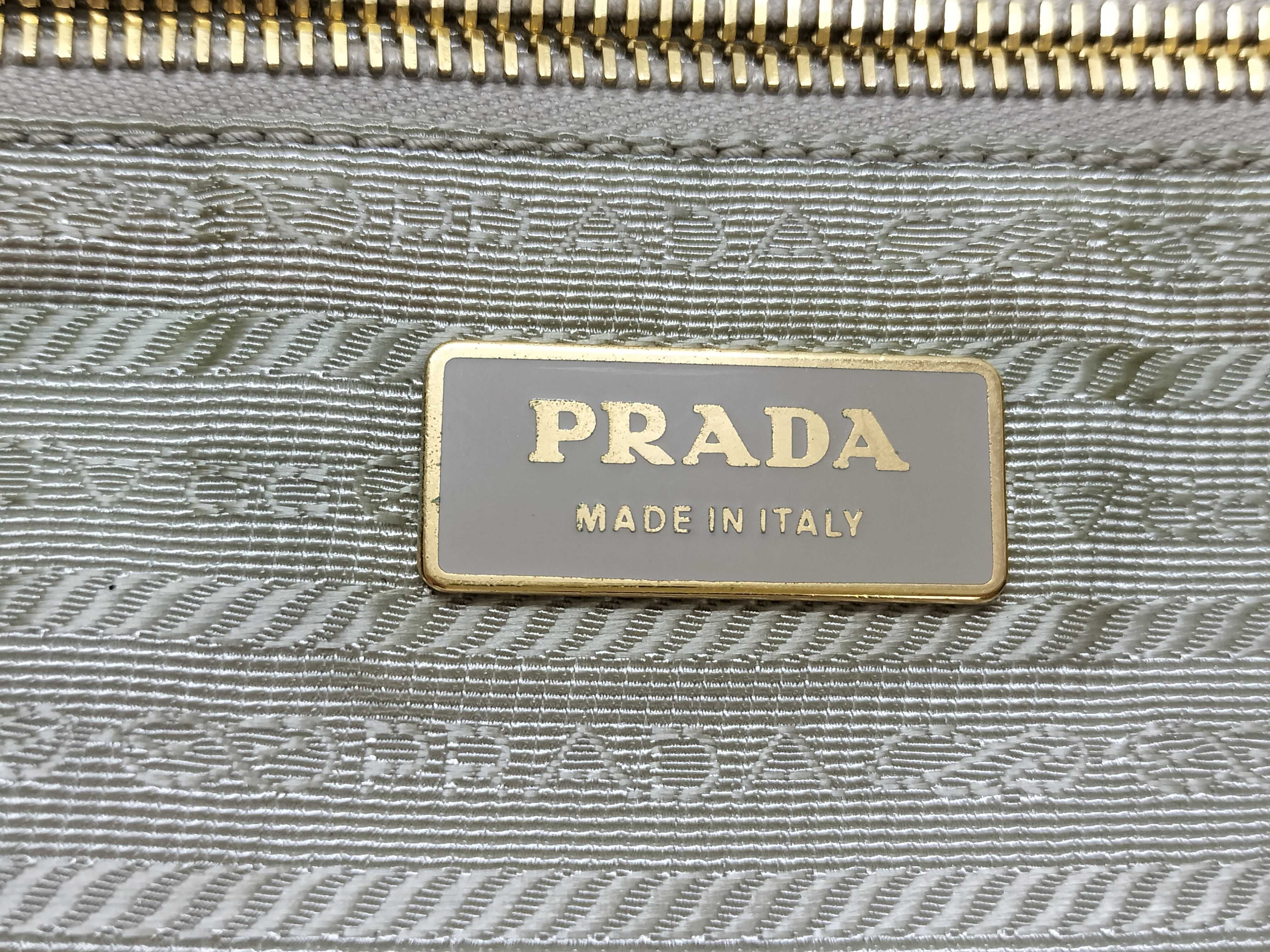 Nylon Prada Nylon Handbag White Ribbon Handbag — view 8