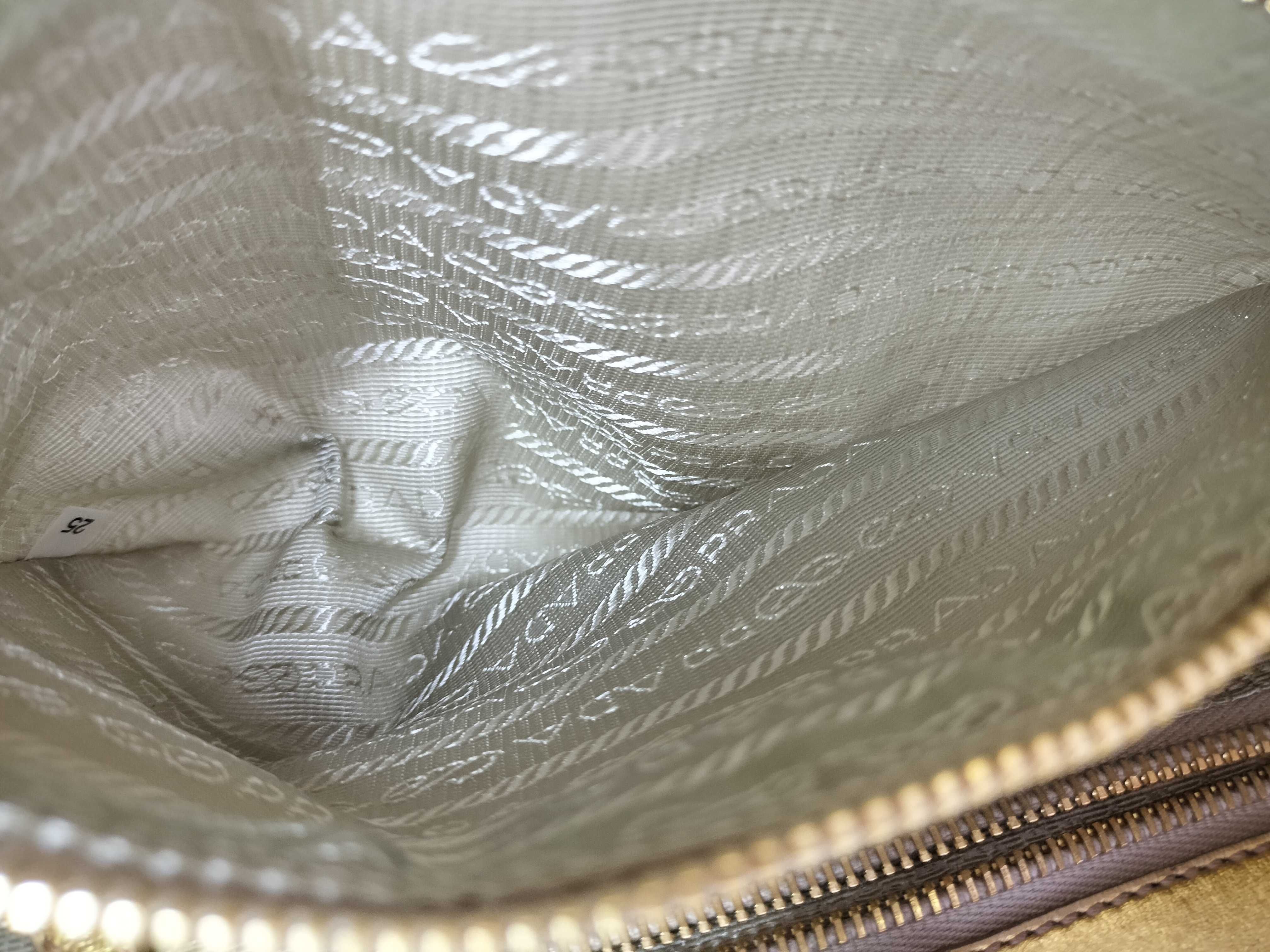 Nylon Prada Nylon Handbag White Ribbon Handbag — view 10
