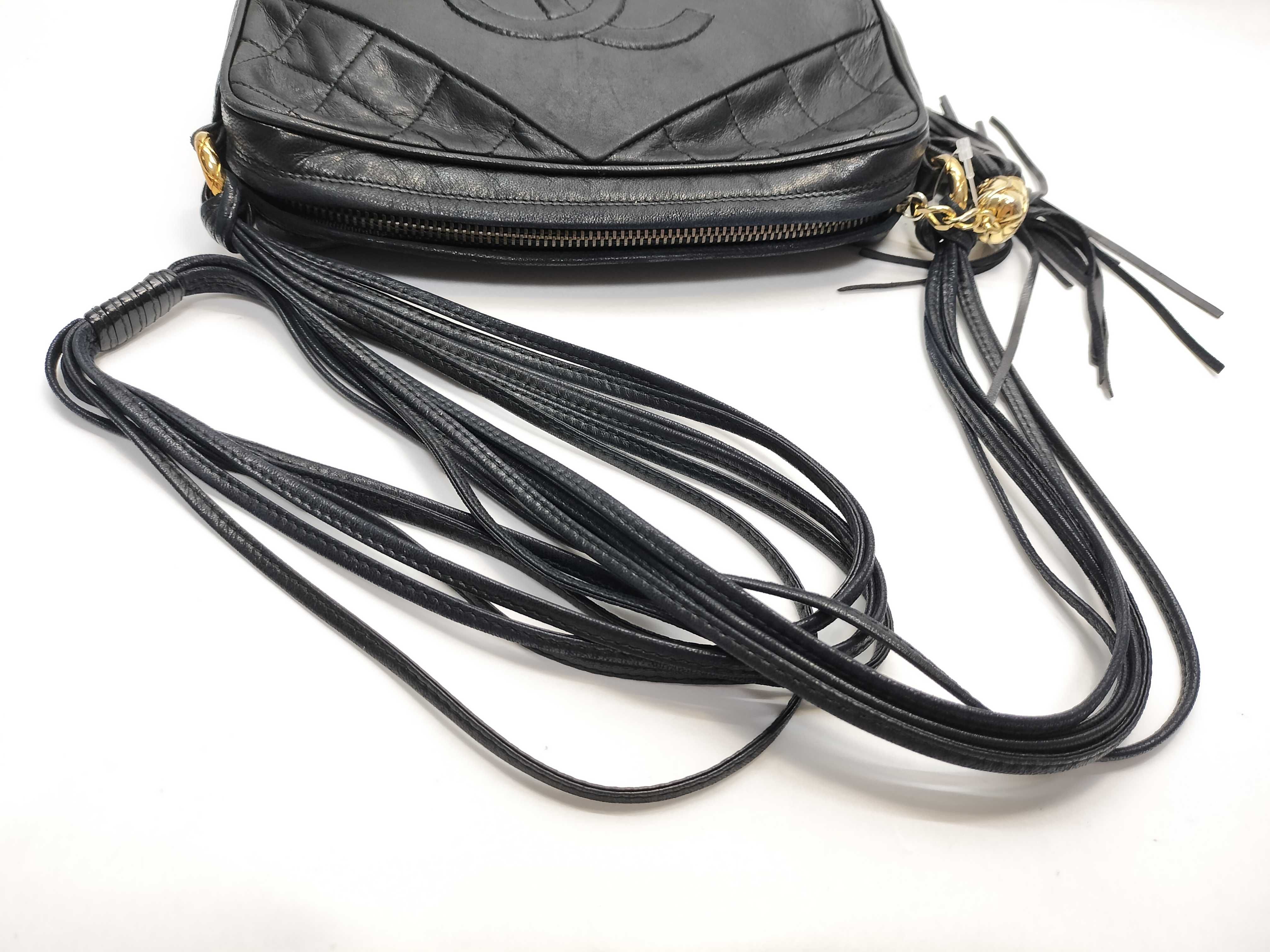 Lambskin Fringe Coco Mark Shoulder Bag — view 5