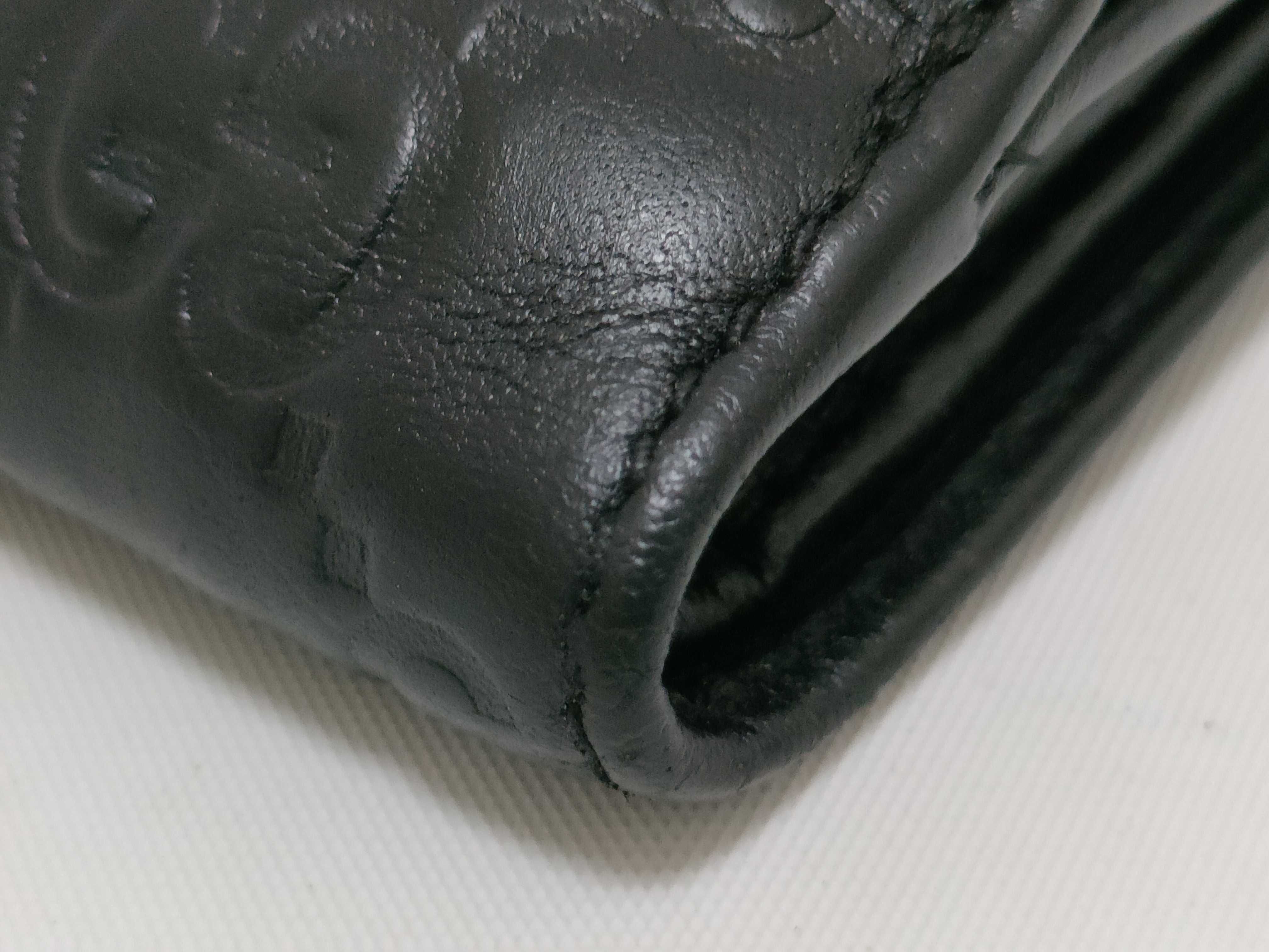 Guccissima Ribbon Leather Compact Wallet Black Serial Number Wallet — view 4