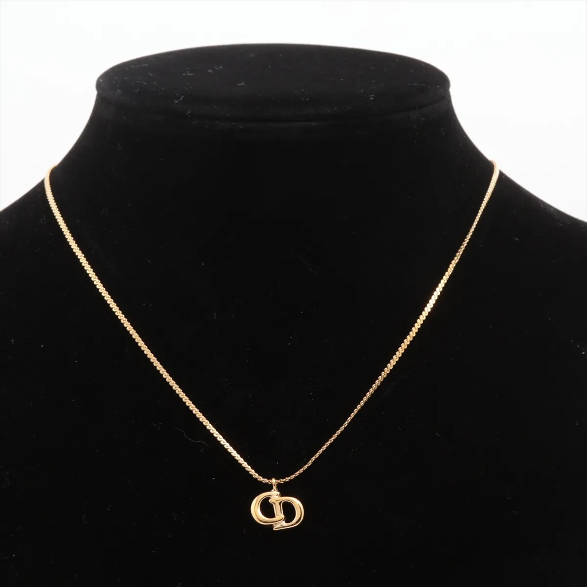CD logo necklace, GP gold, — view 5