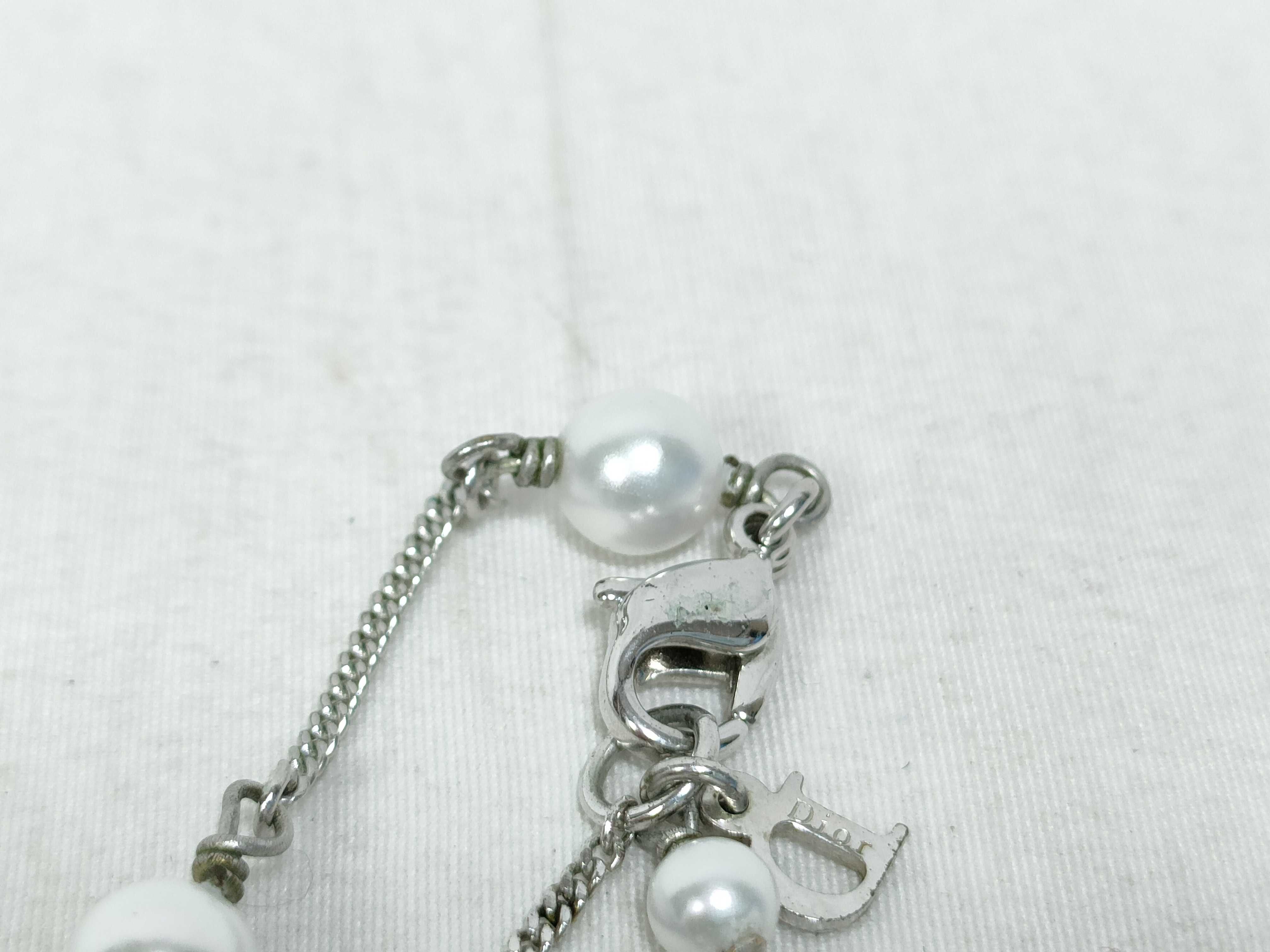 SV D-mark Pearl Bracelet/Bangle — view 5