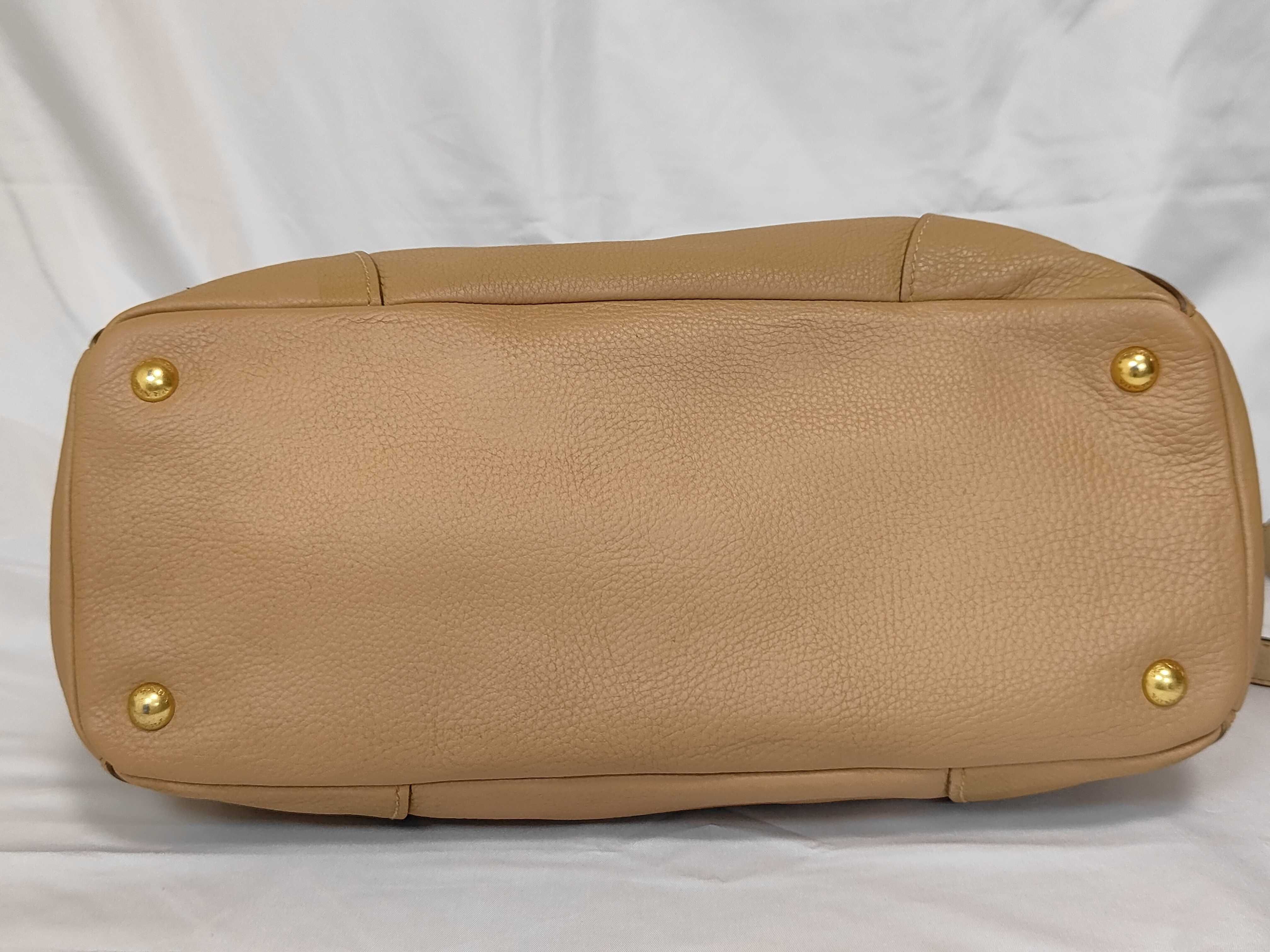 Vitello Daino Shoulder Bag Beige — view 7
