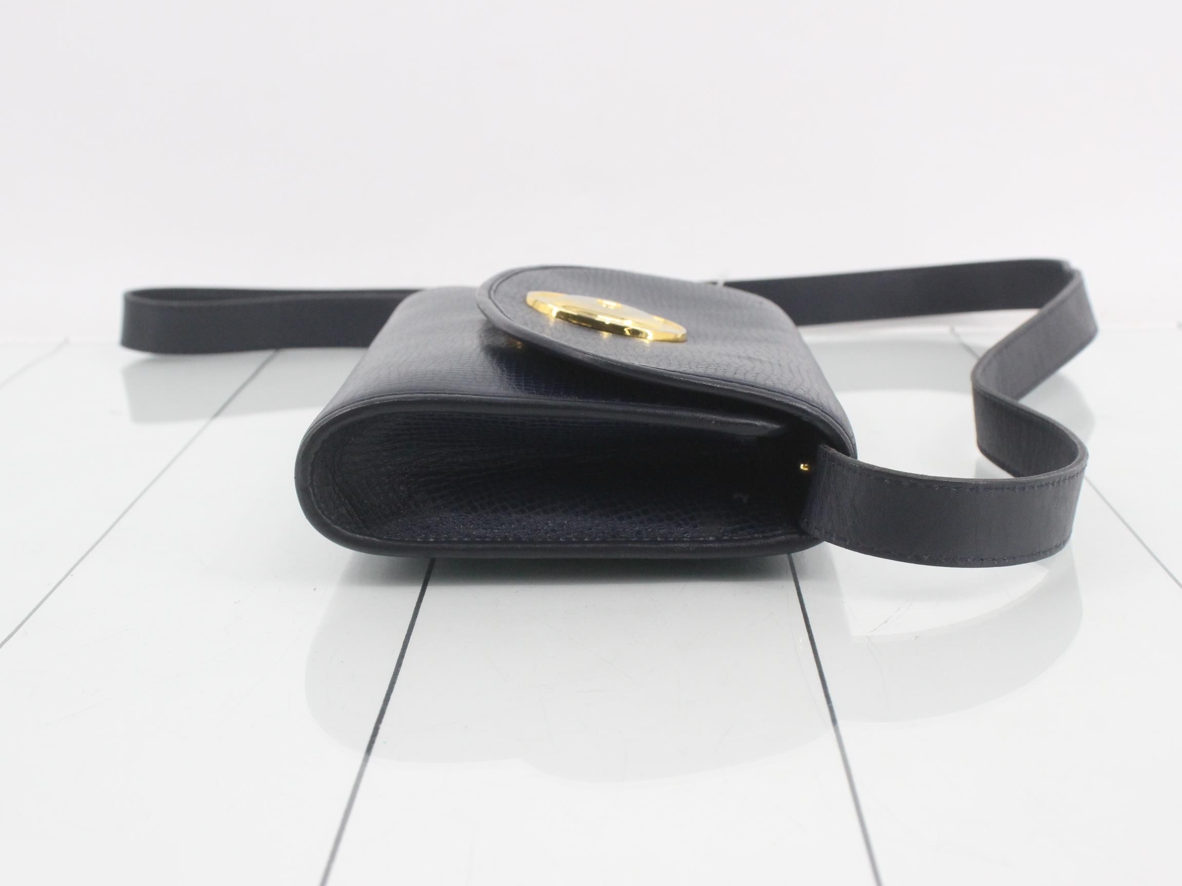 Logo Leather Shoulder Bag — view 3