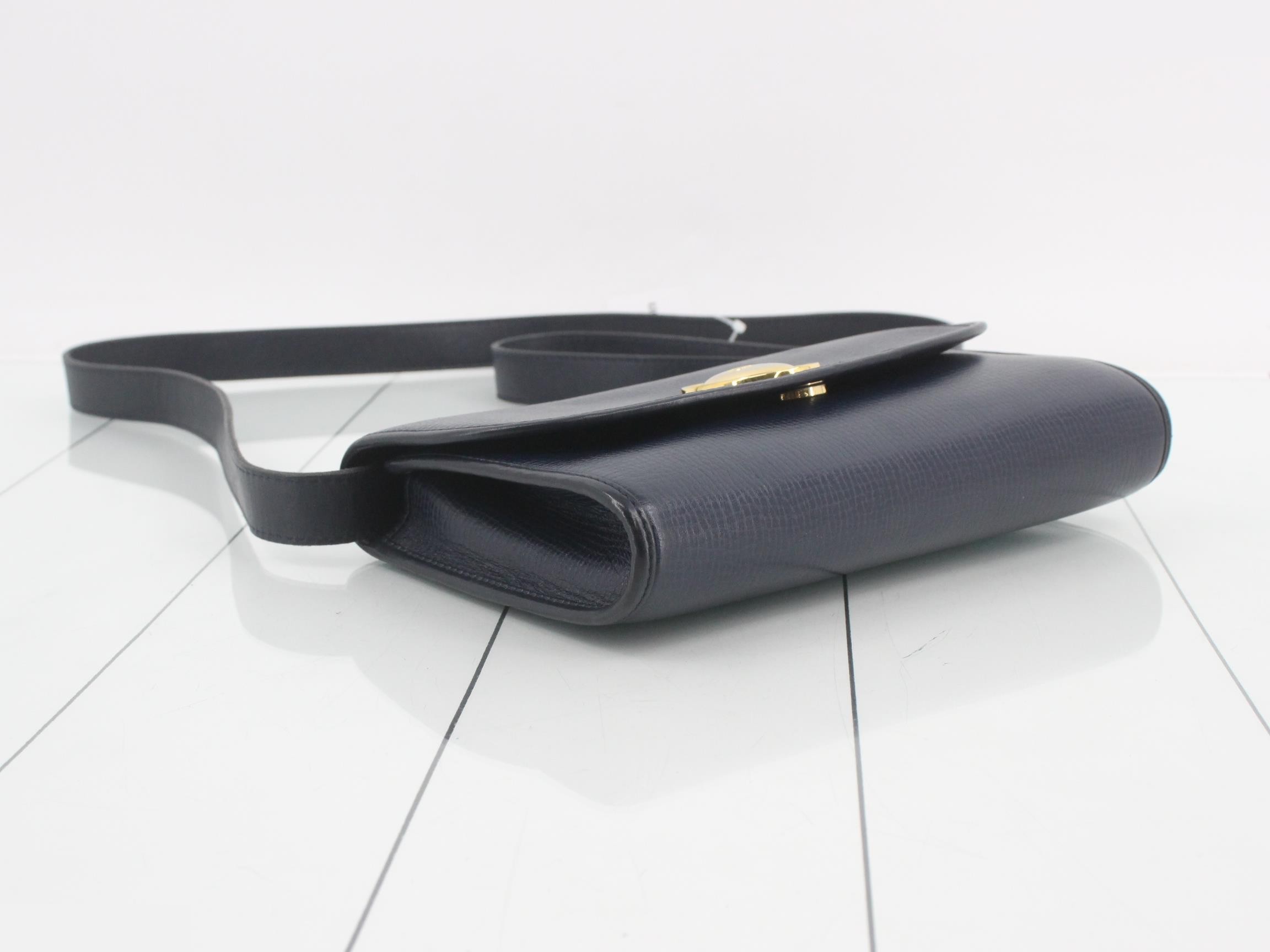 Logo Leather Shoulder Bag — view 5