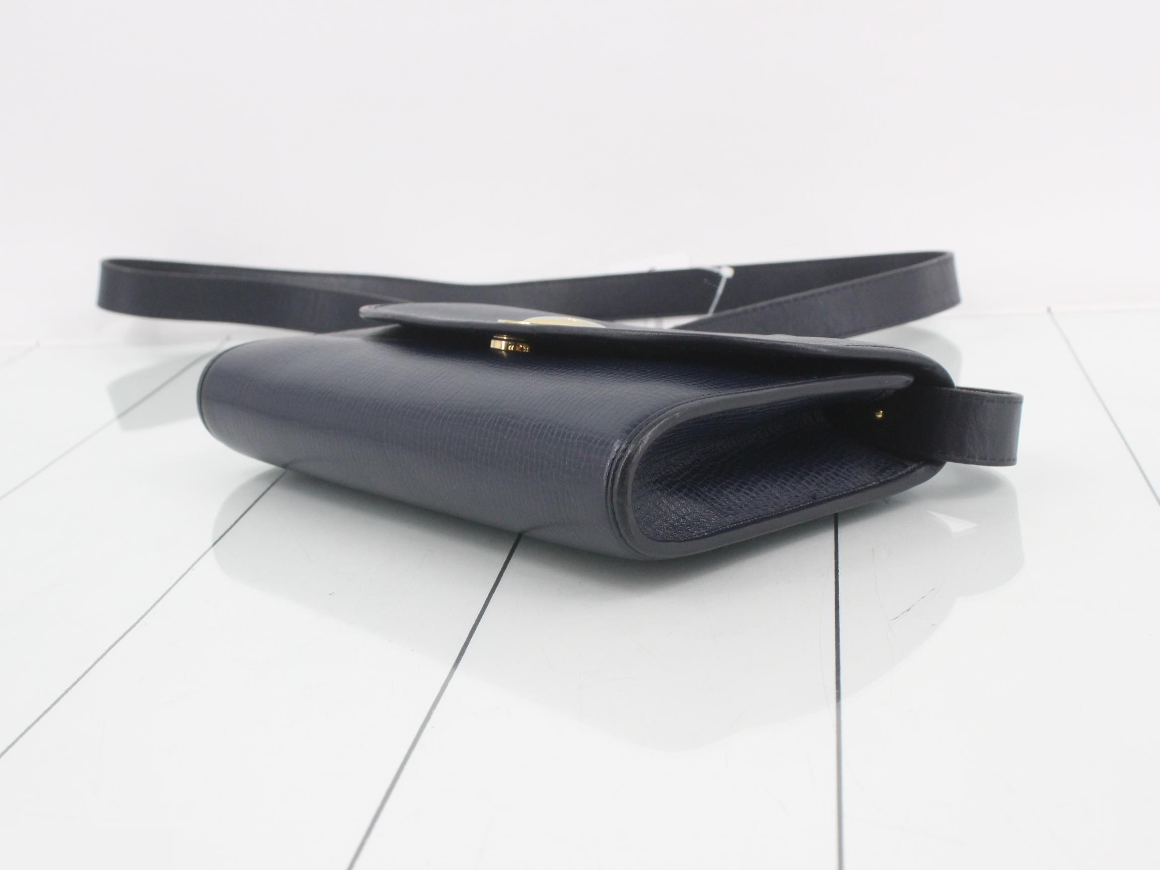 Logo Leather Shoulder Bag — view 6