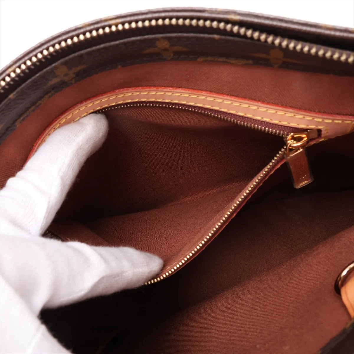 Monogram Cabas Piano M51148 DU0045 Brown — view 8