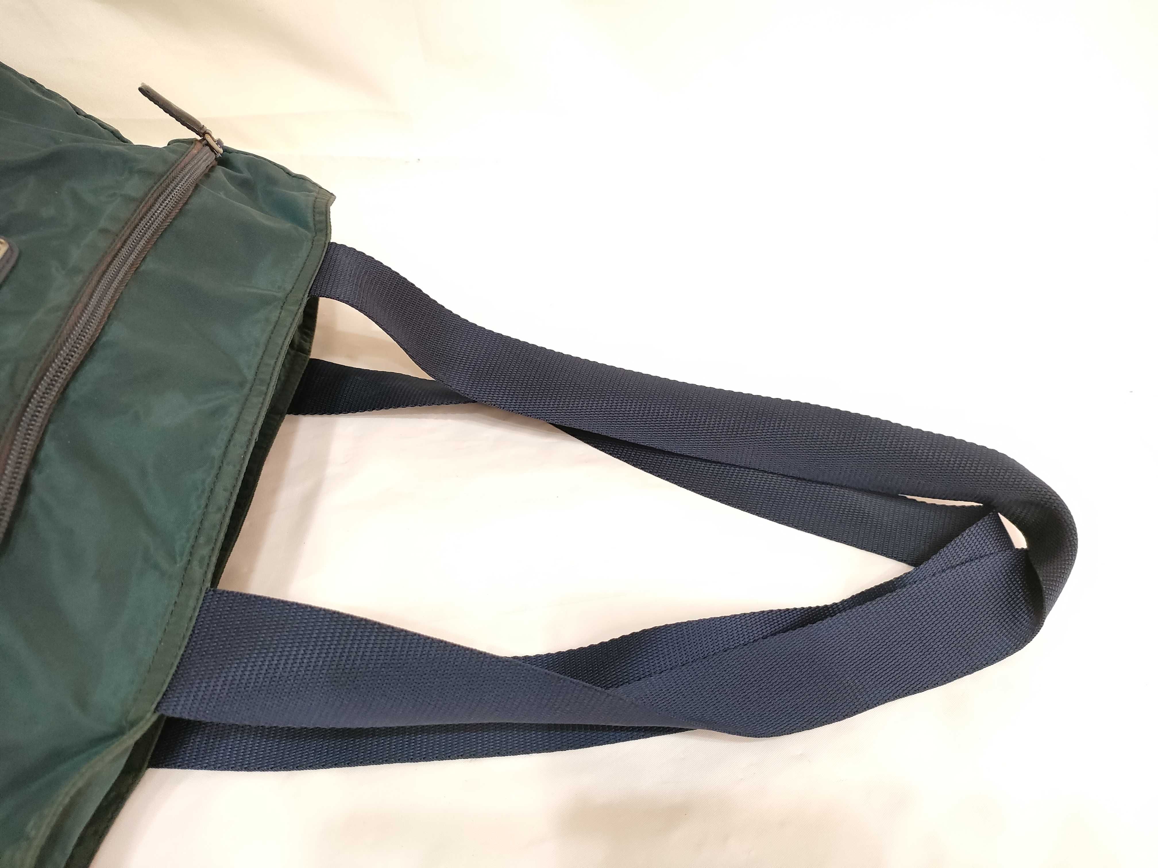 Nylon Prada Triangle Logo Nylon Tote Bag — view 3