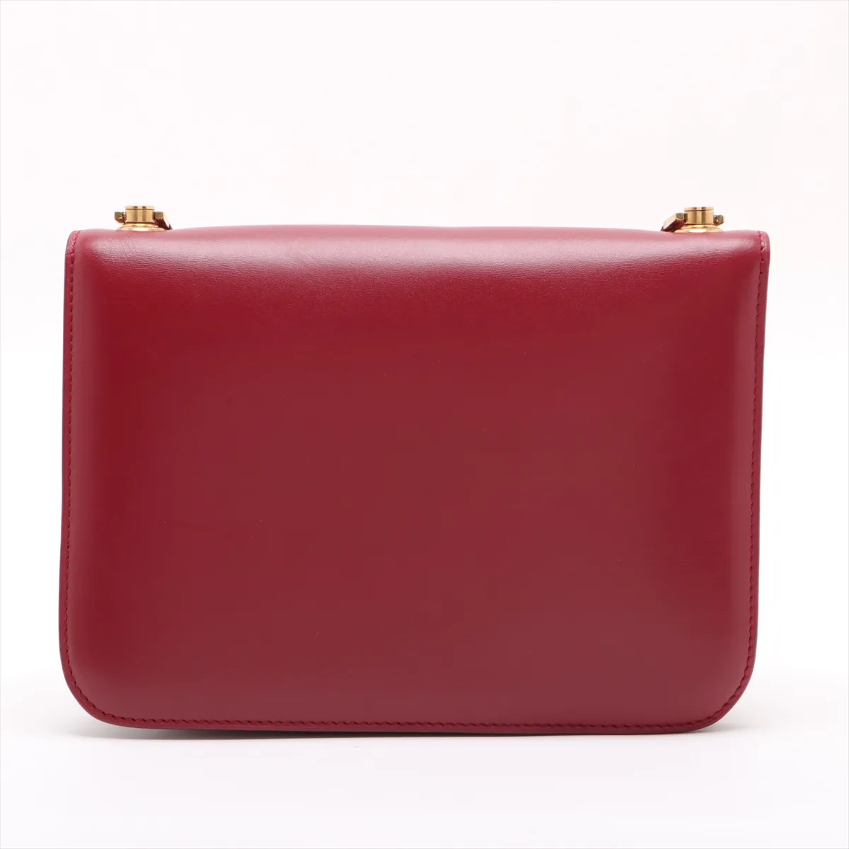 Carre Leather Shoulder Bag Red 633214 — view 2