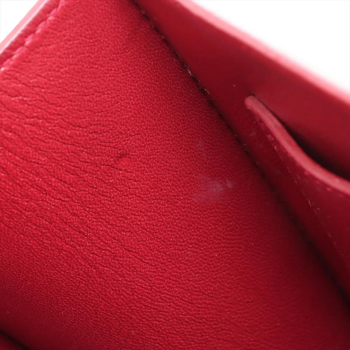 Carre Leather Shoulder Bag Red 633214 — view 11