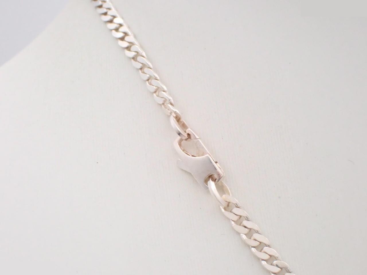 Sterling silver (925) necklace, chain approximately 45cm, 17.6g — view 2