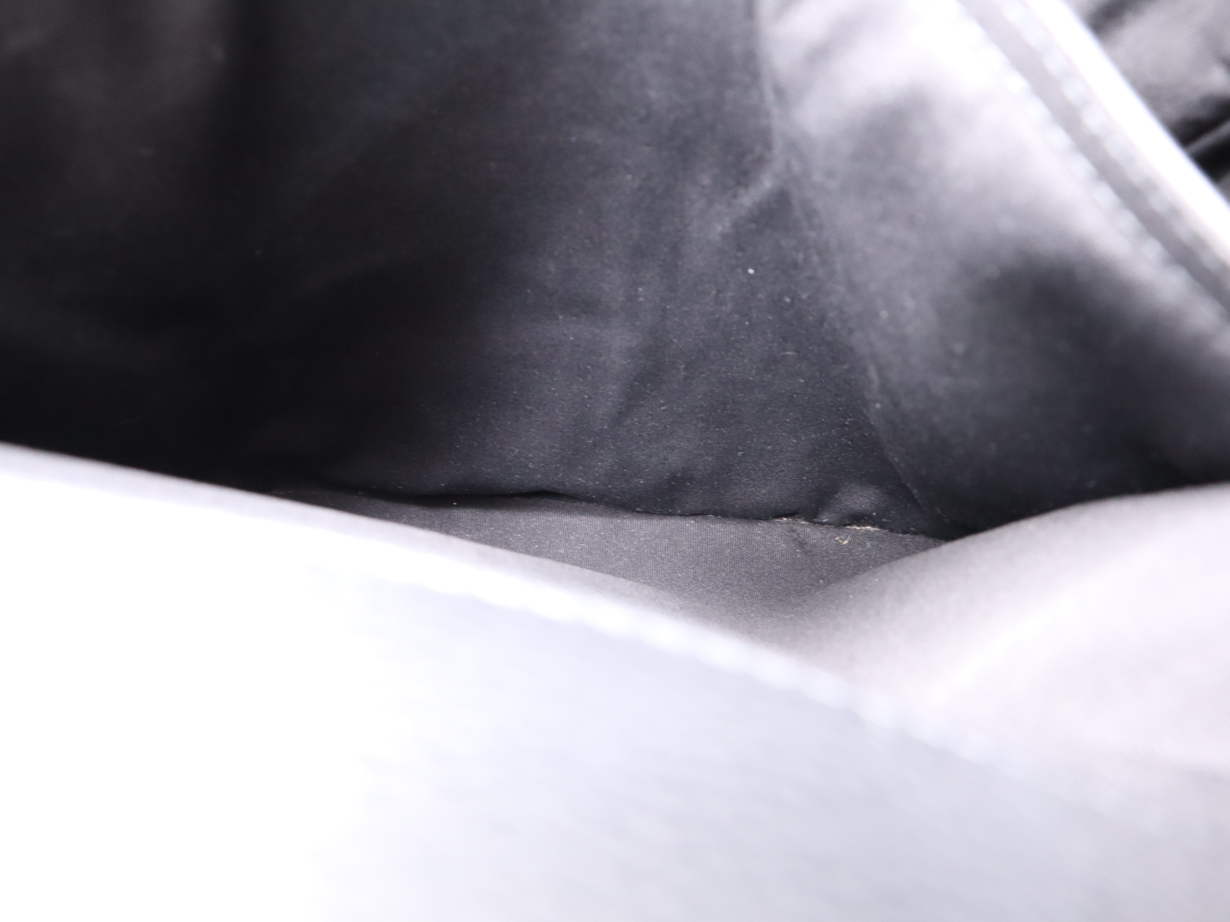 Jacquard x Leather Oblique Navy Backpack — view 13