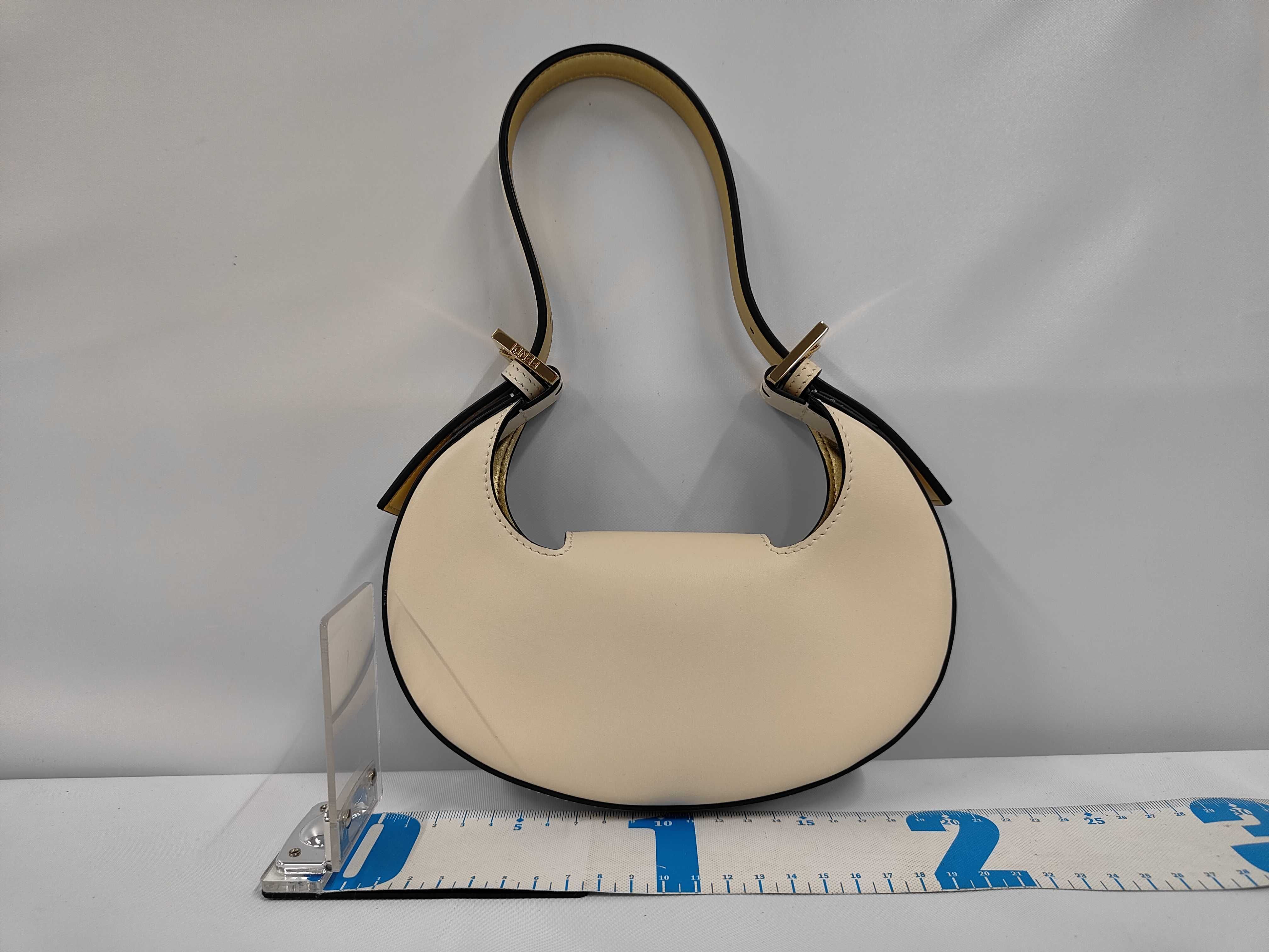 Mini Cookie One-Shoulder Handbag (White) — view 2