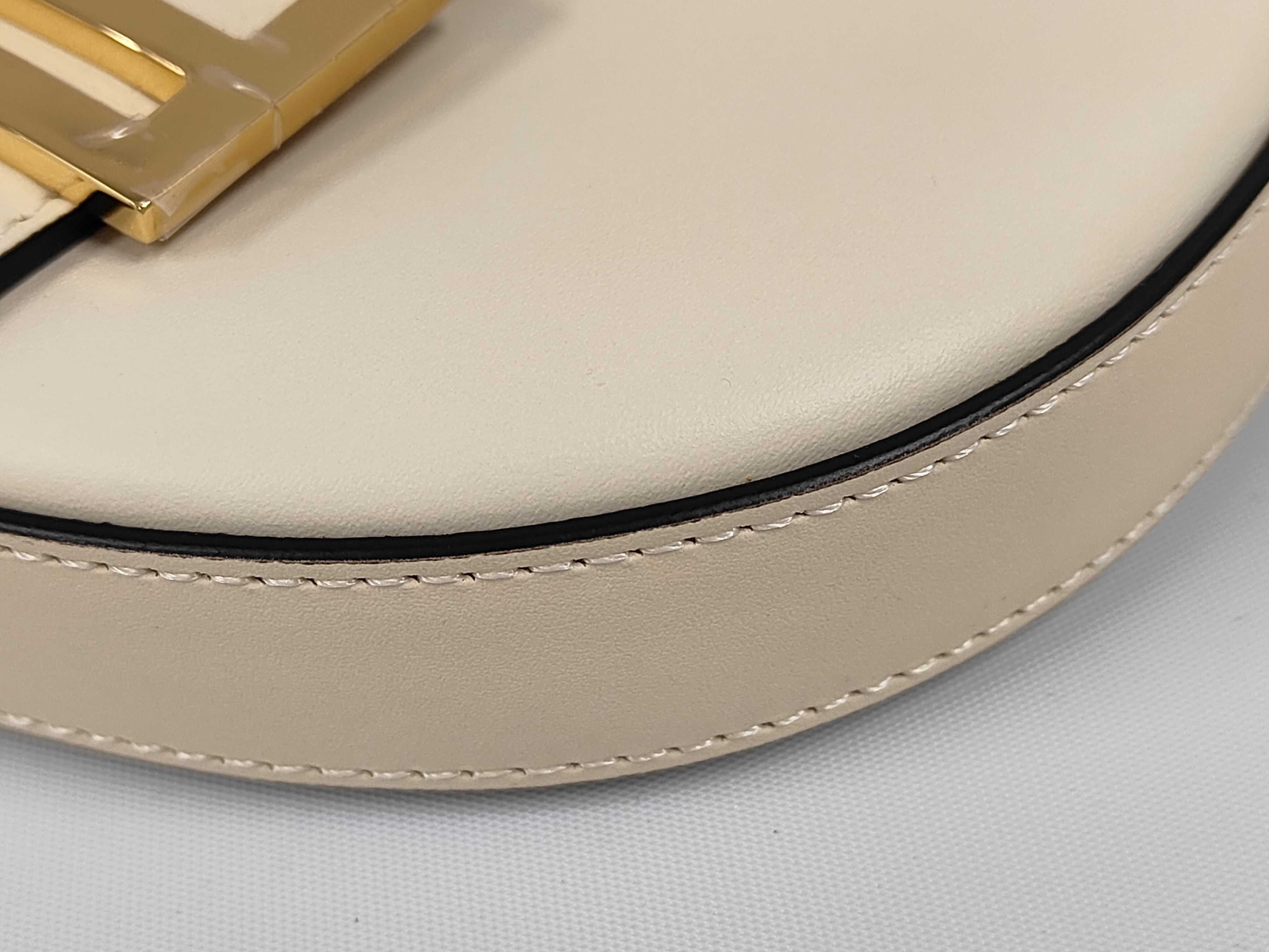Mini Cookie One-Shoulder Handbag (White) — view 4