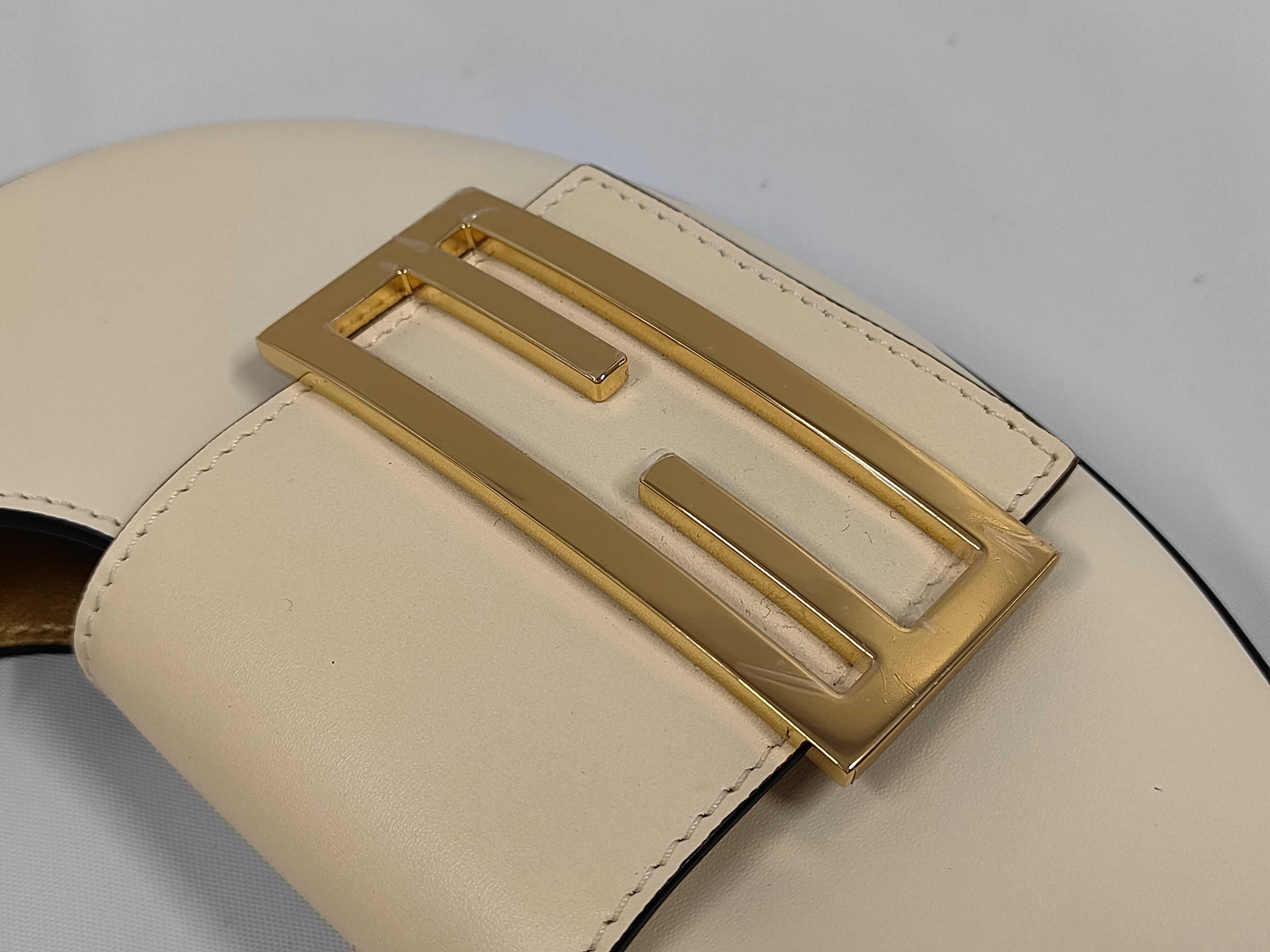 Mini Cookie One-Shoulder Handbag (White) — view 7