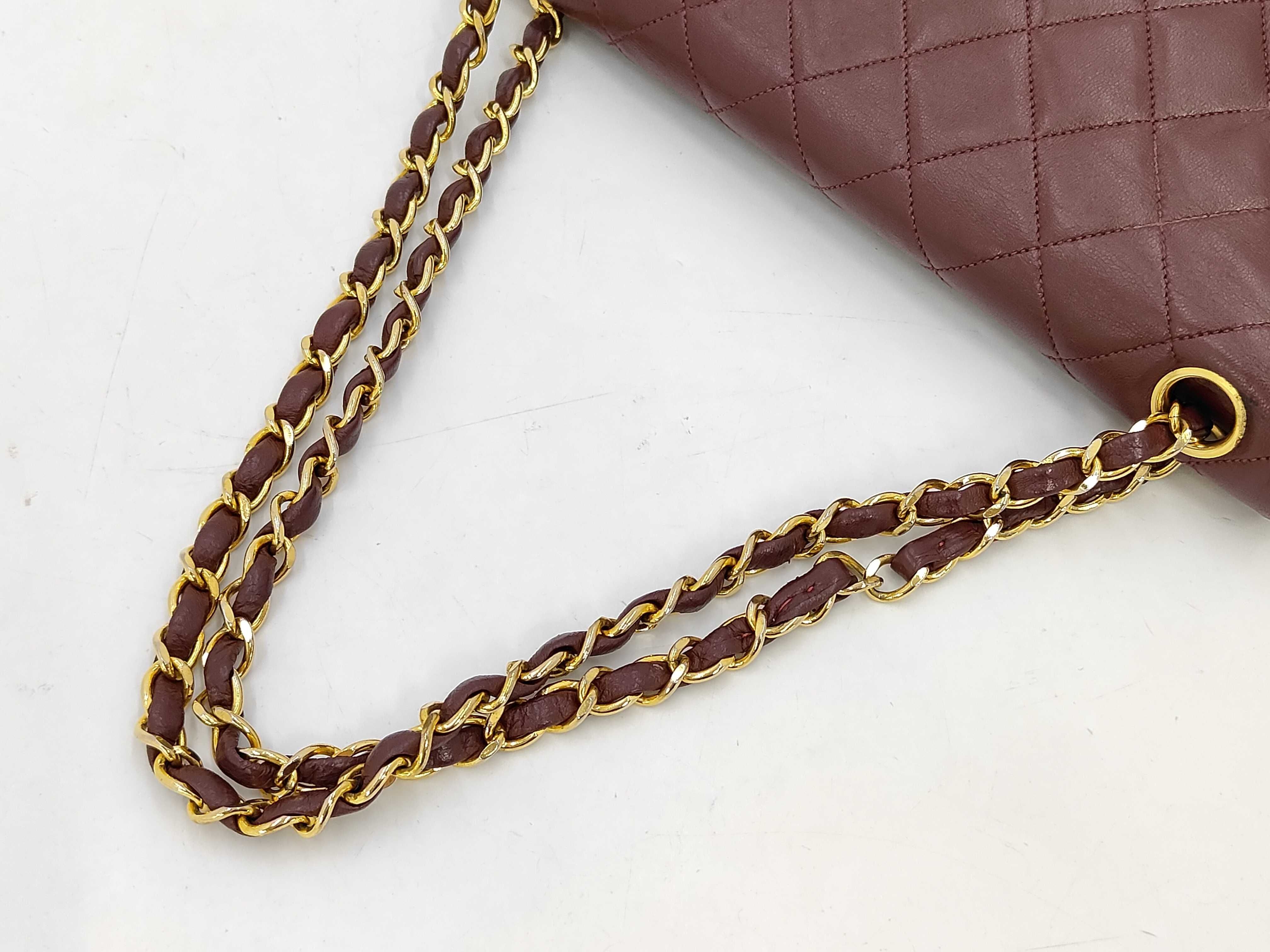 Lambskin Double Flap Matelassé Shoulder Bag — view 5