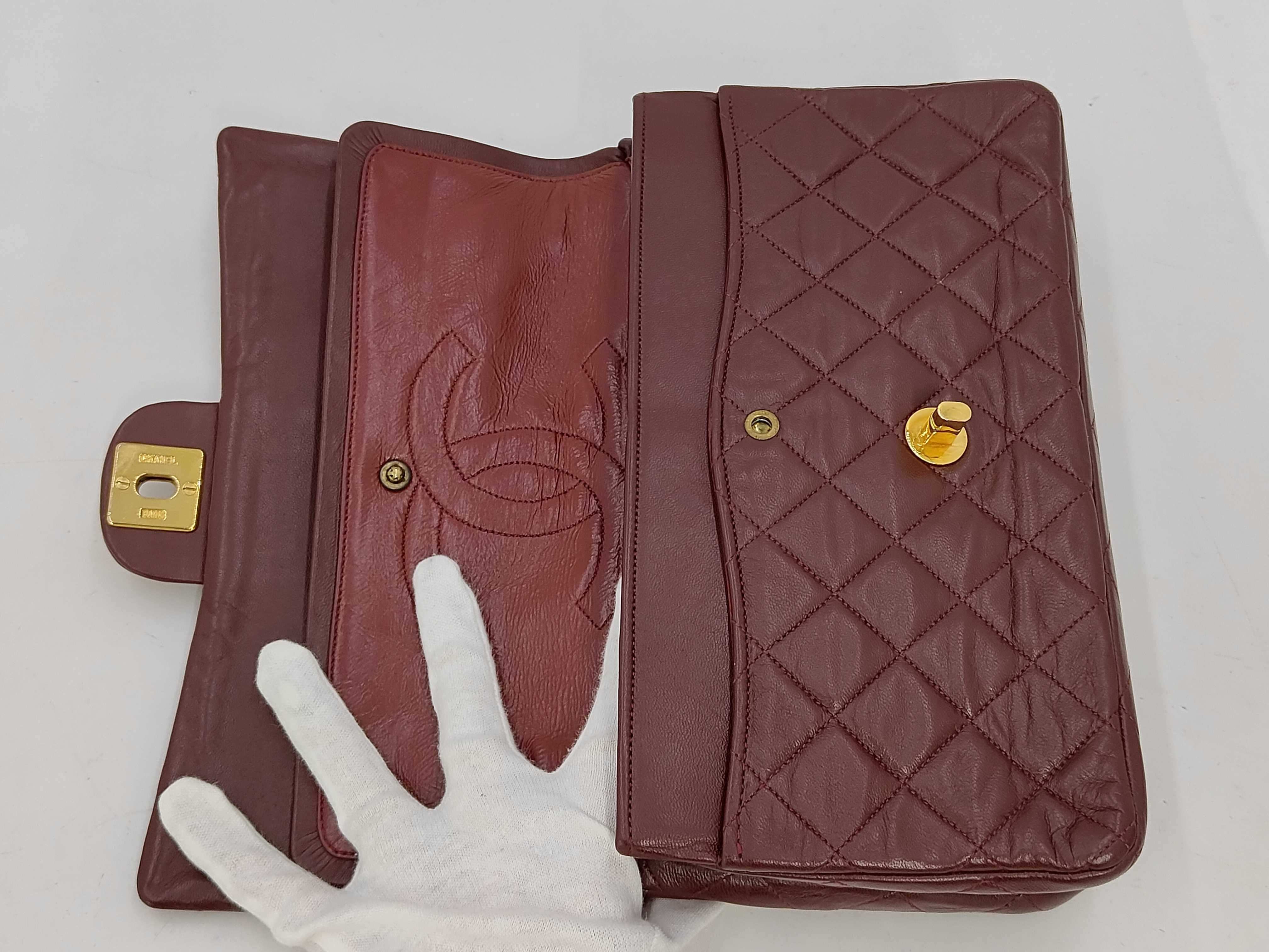Lambskin Double Flap Matelassé Shoulder Bag — view 10