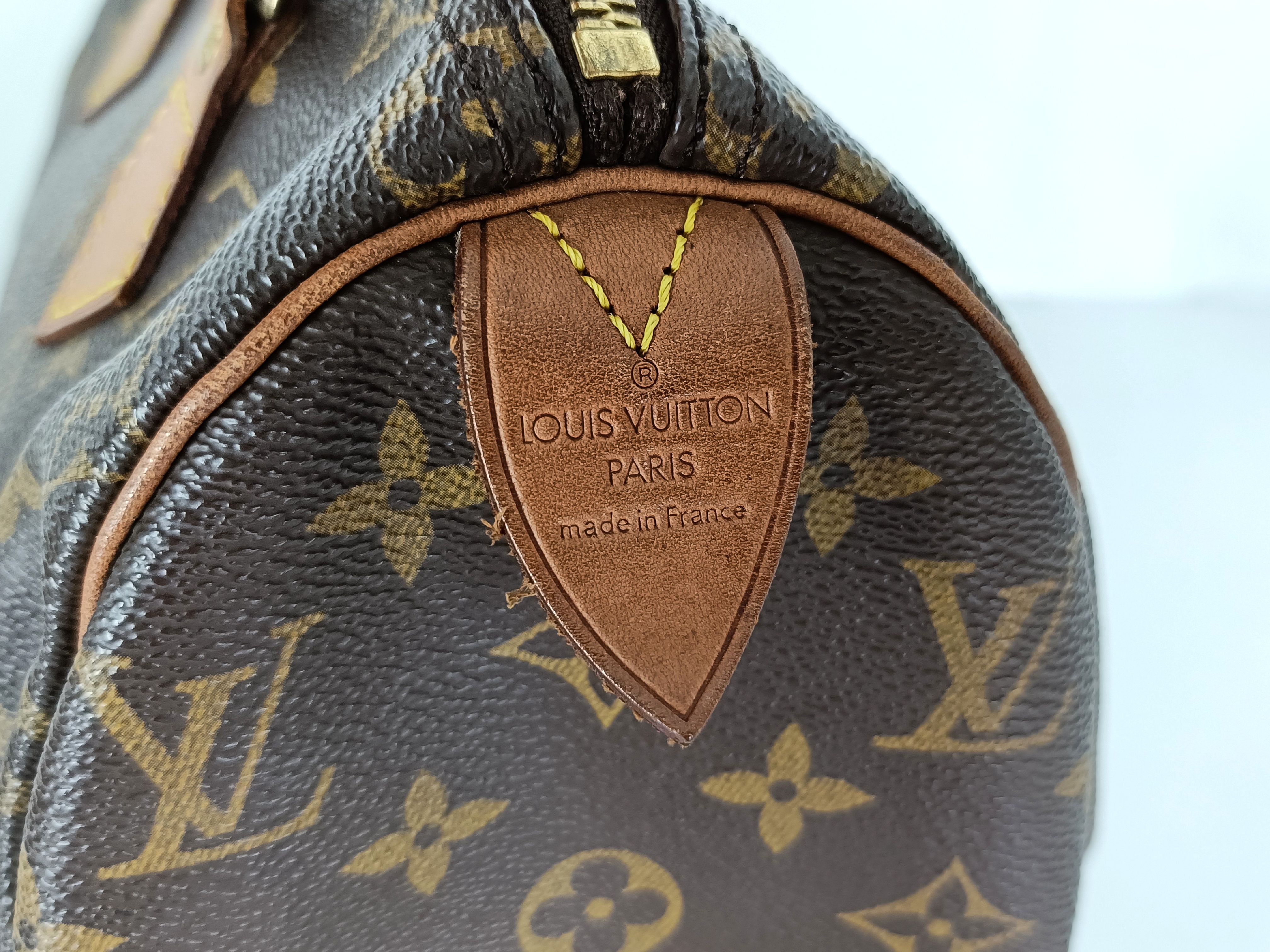 Monogram ID- Monogram Speedy 25 M41528 Brown Handbag — view 11