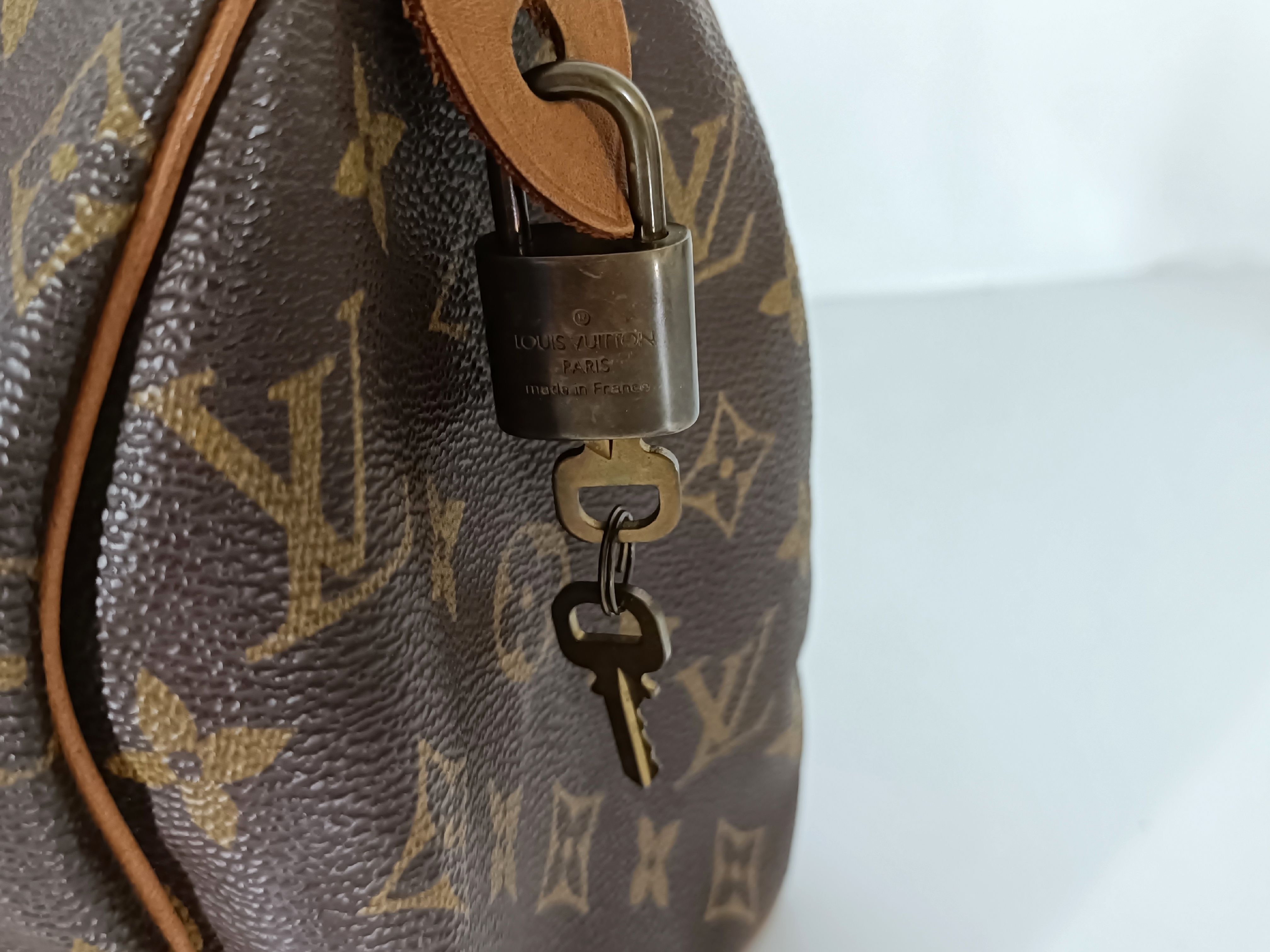 Monogram ID- Monogram Speedy 25 M41528 Brown Handbag — view 12