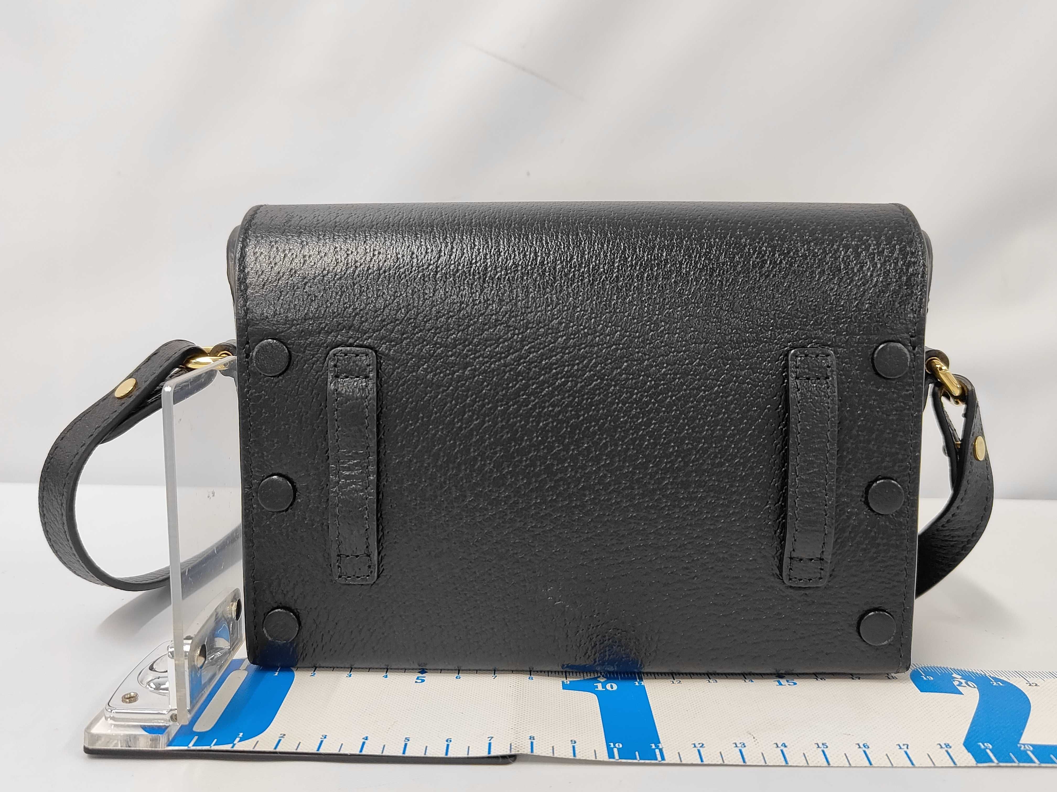 732314 Horsebit Black Shoulder Bag — view 2