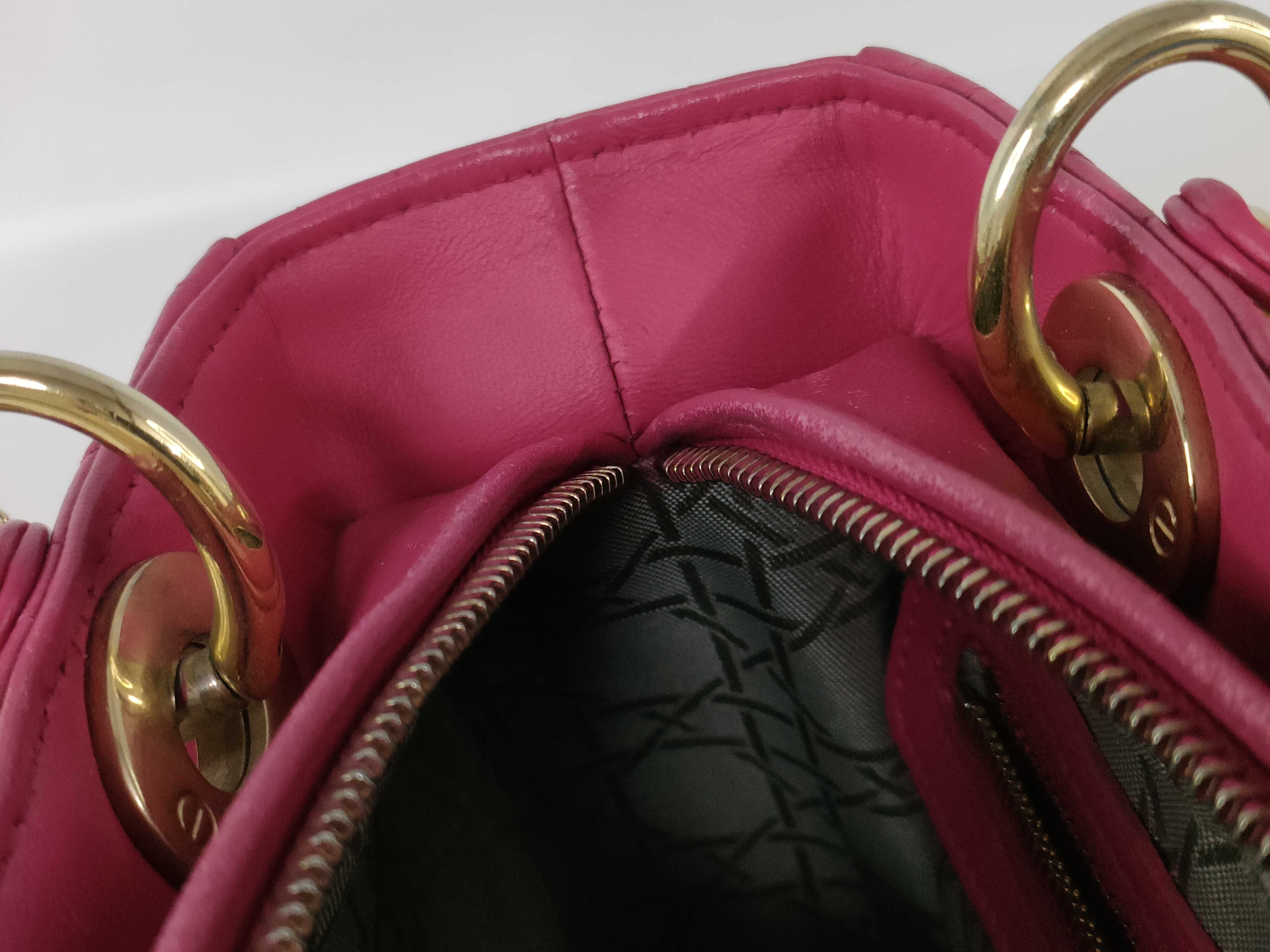 Lady Dior 2-Way Lambskin Handbag — view 12