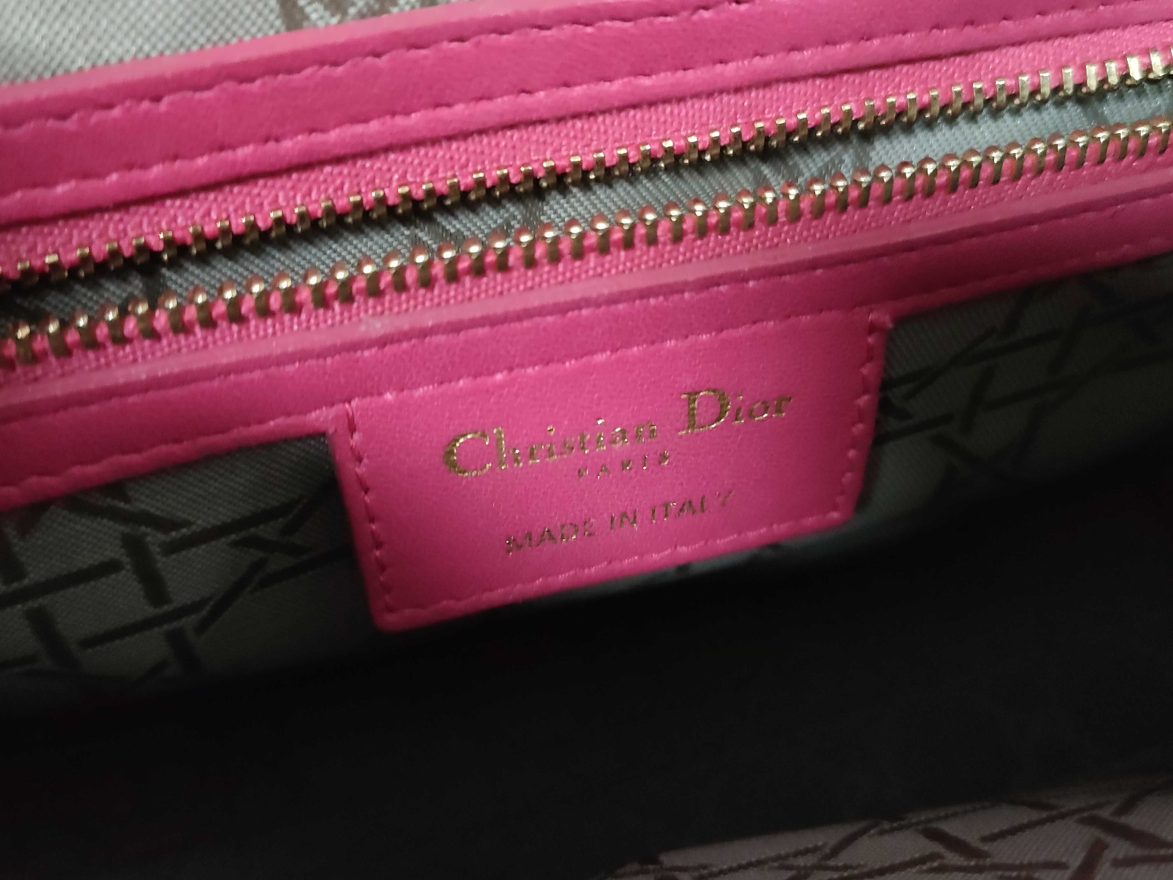 Lady Dior 2-Way Lambskin Handbag — view 13