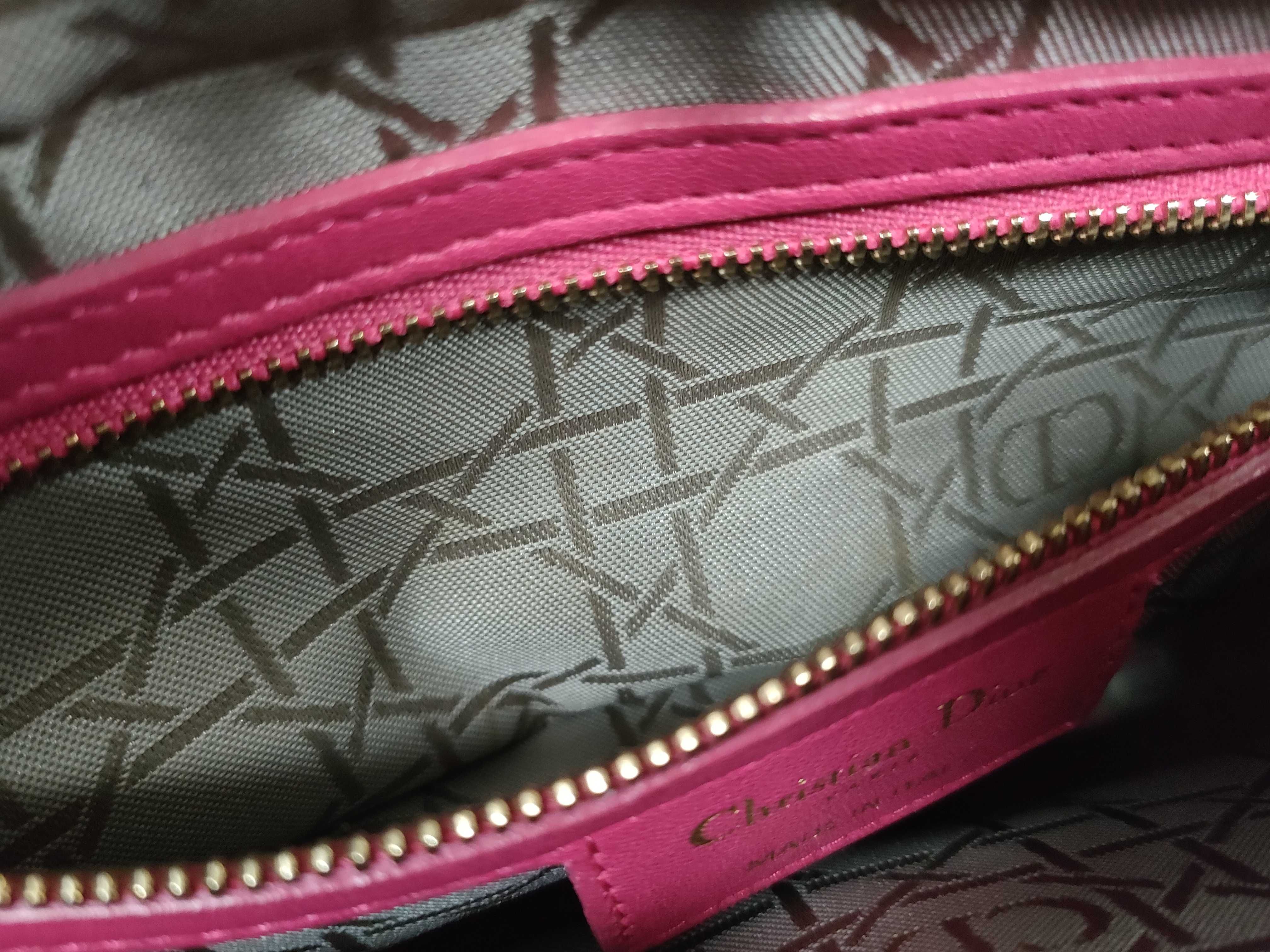 Lady Dior 2-Way Lambskin Handbag — view 14