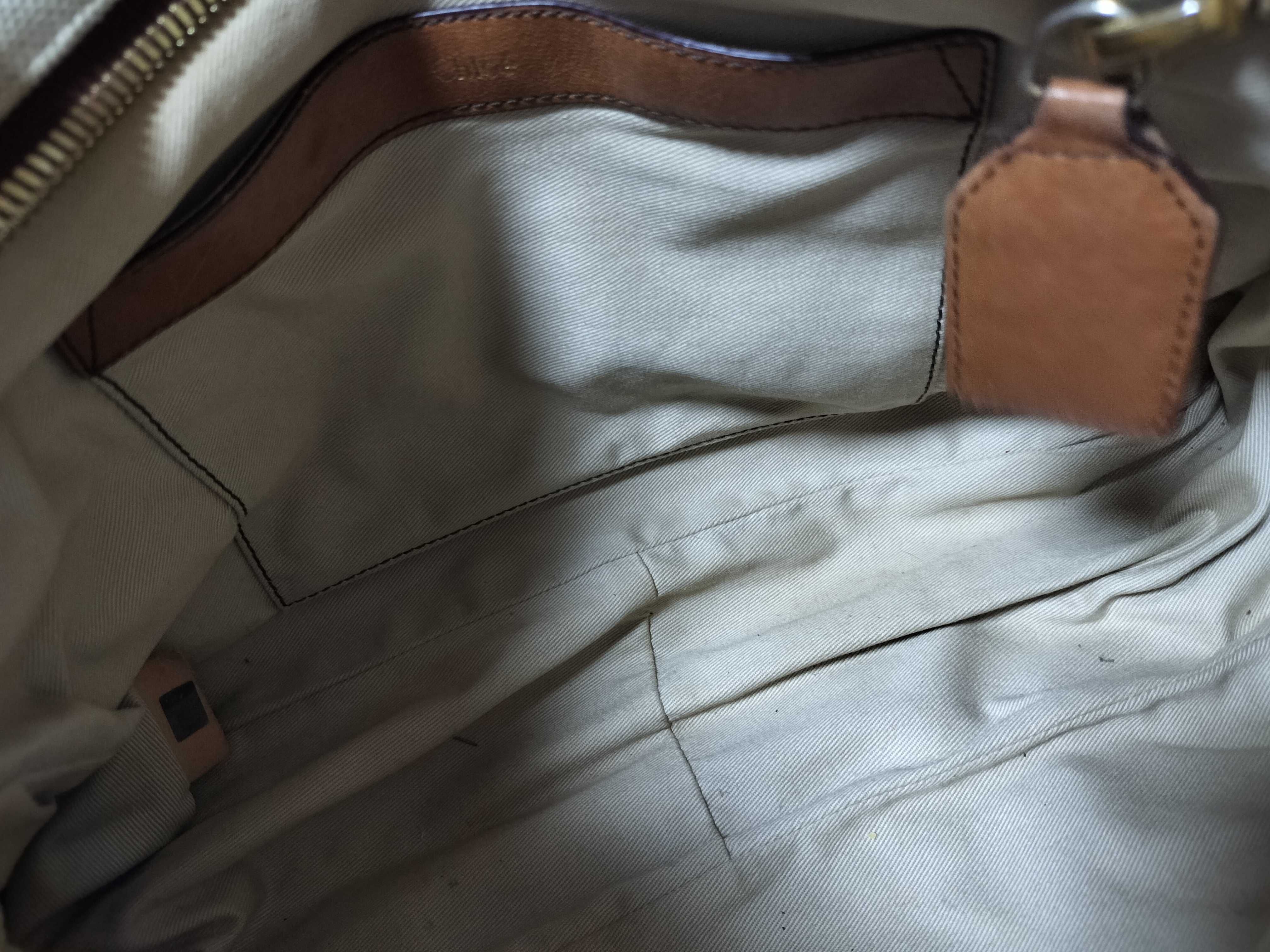 leather 2-way brown shoulder bag — view 10