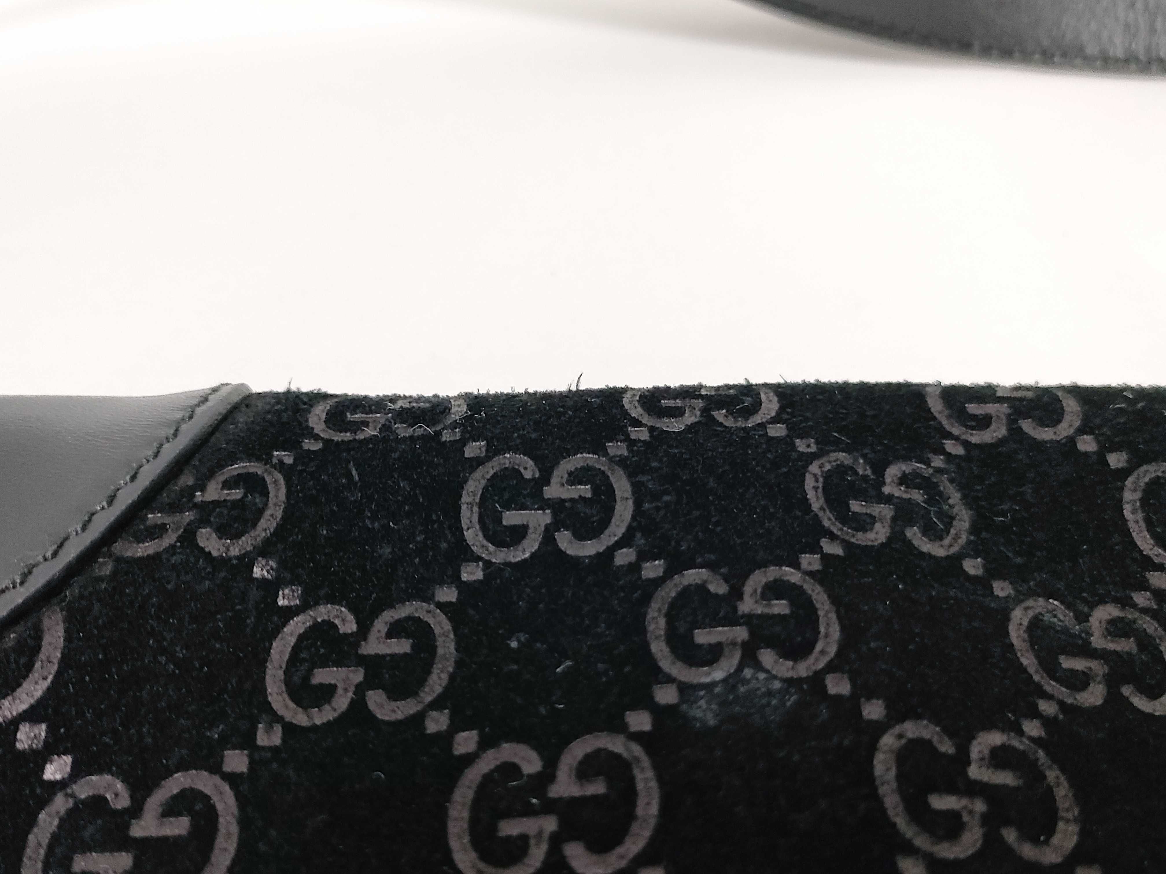 Guccissima Suede Shoulder Bag, Black — view 15