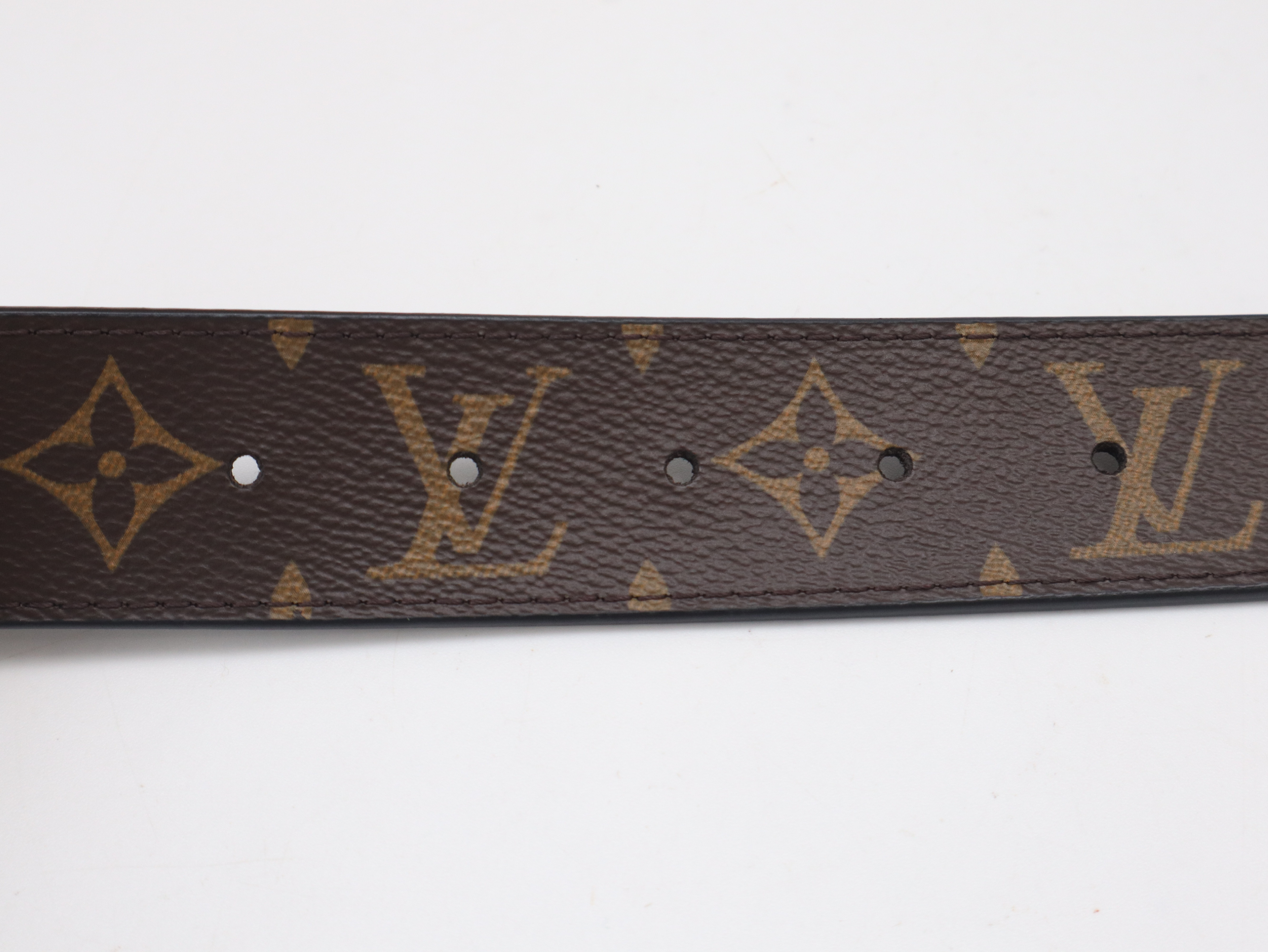 M0564LV Circle Ceinture Reversible Belt Monogram Noir (with box and dust bag) — view 3