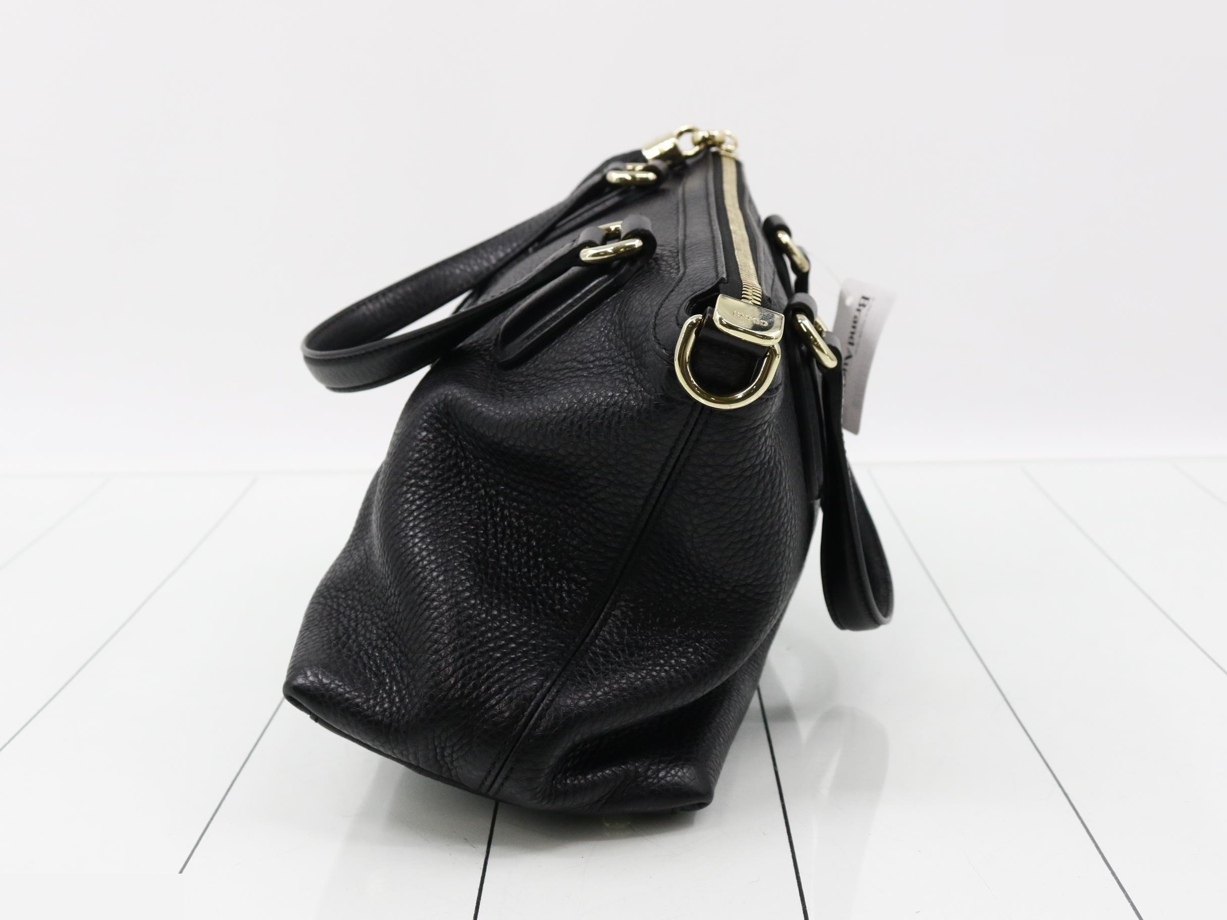 Soho handbag, leather, black — view 3