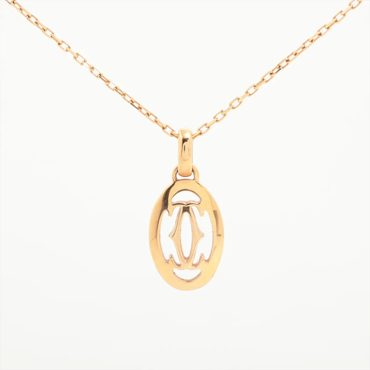 Logo Double C Diamond Necklace 750 (PG) 4.3g BCB883 — view 2