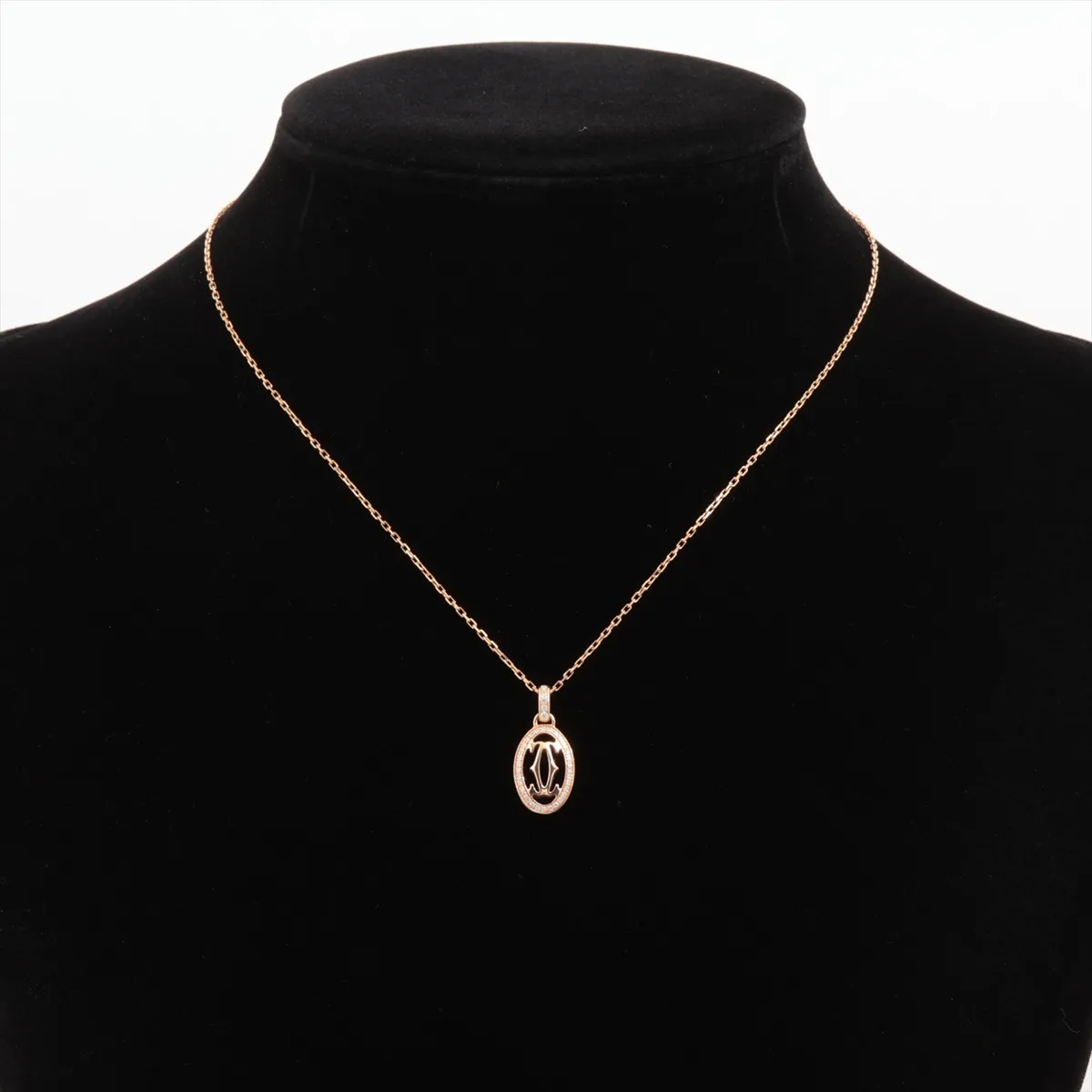Logo Double C Diamond Necklace 750 (PG) 4.3g BCB883 — view 5