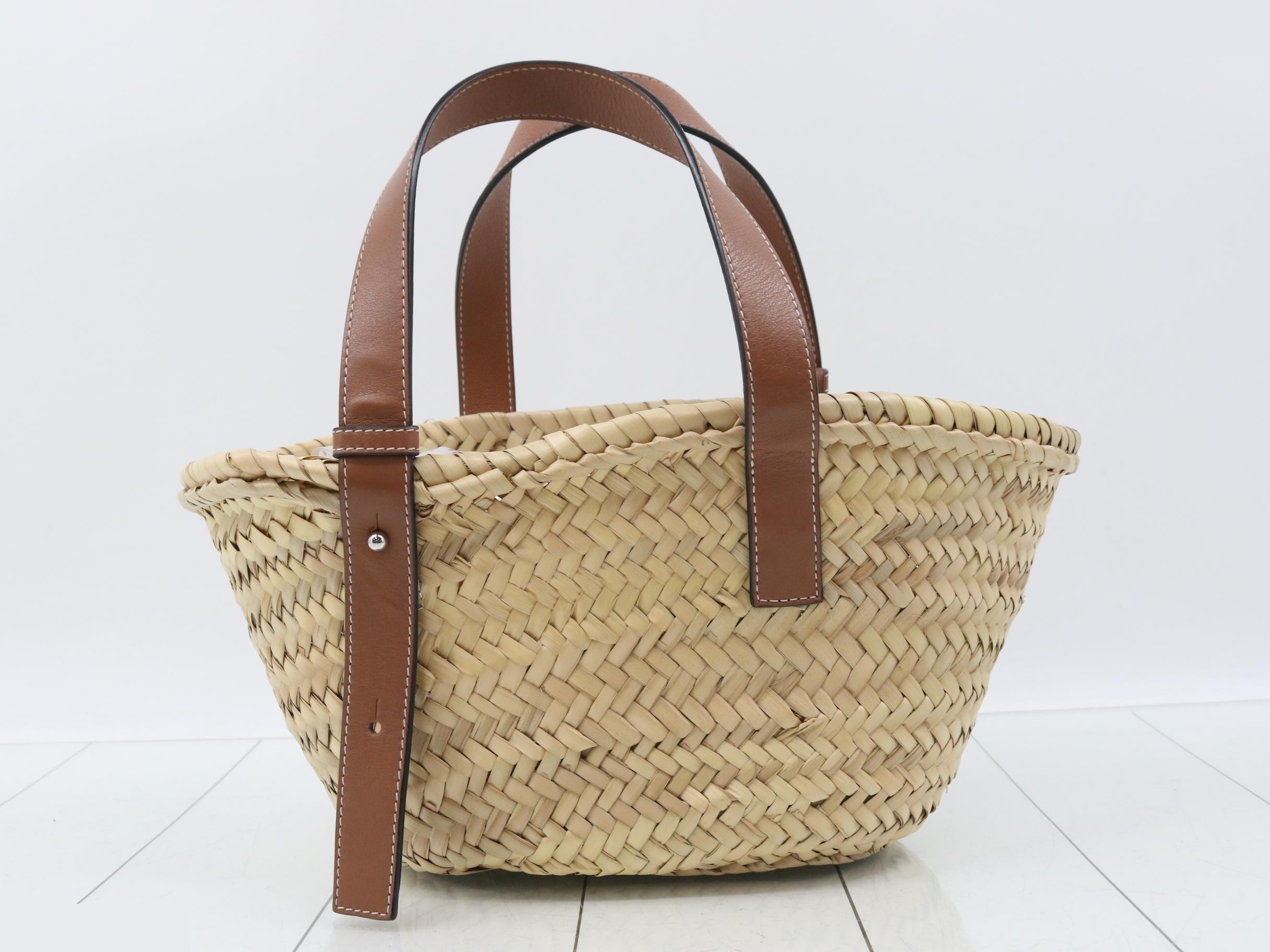 Handbag, basket bag, anagram, leather — view 2