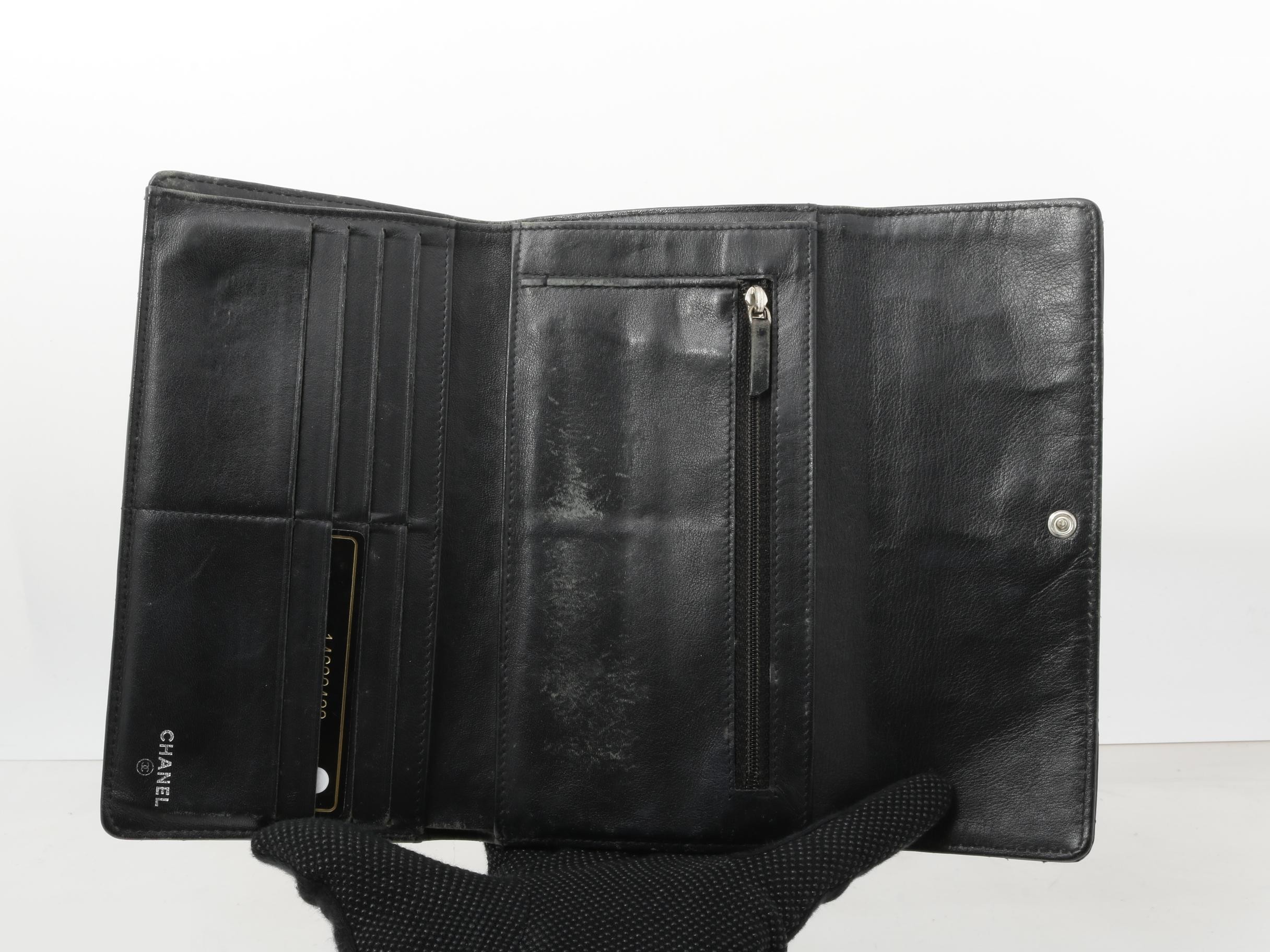 Matelassé long wallet — view 4