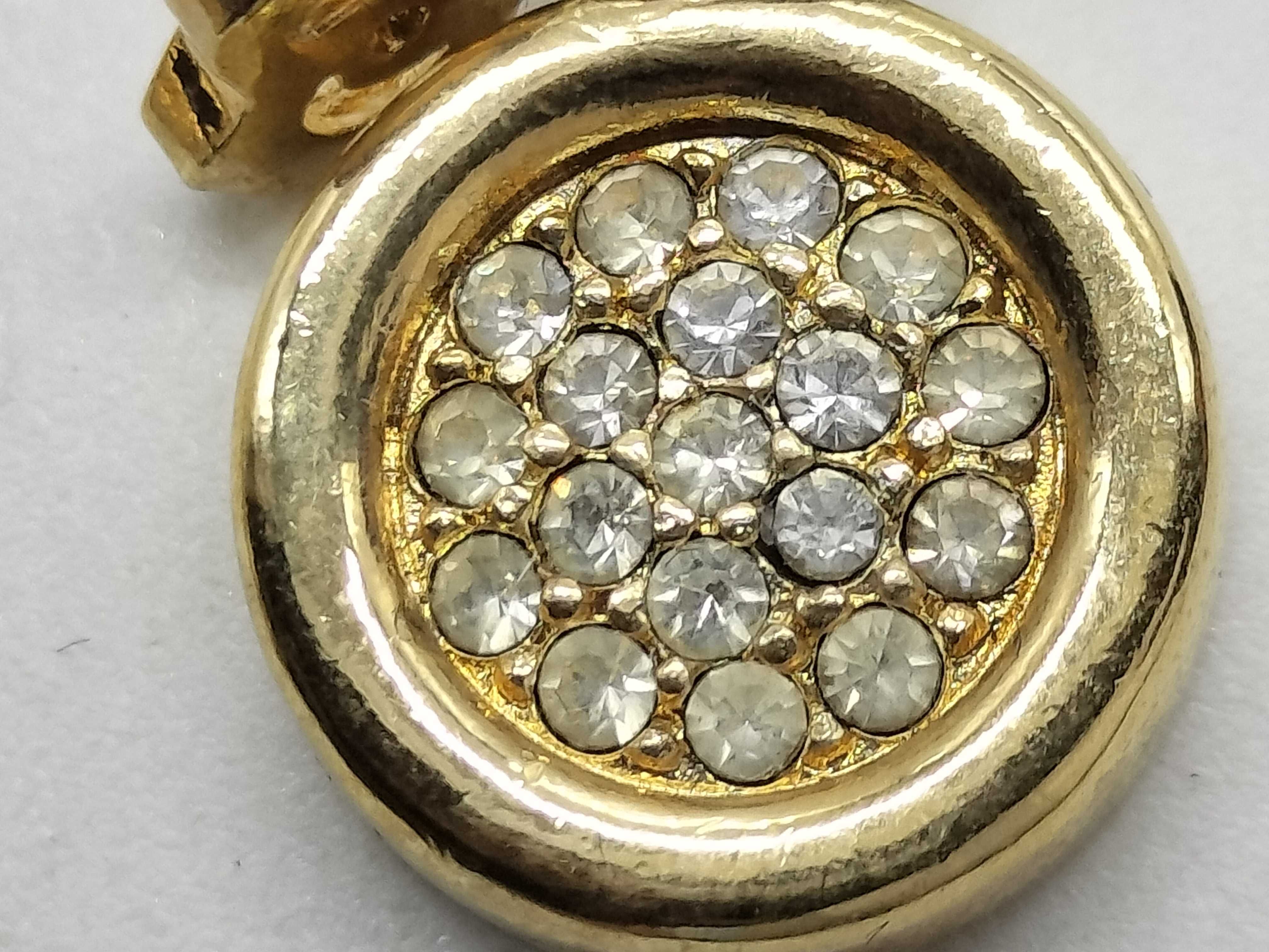 Rhinestone Circle Necklace — view 3