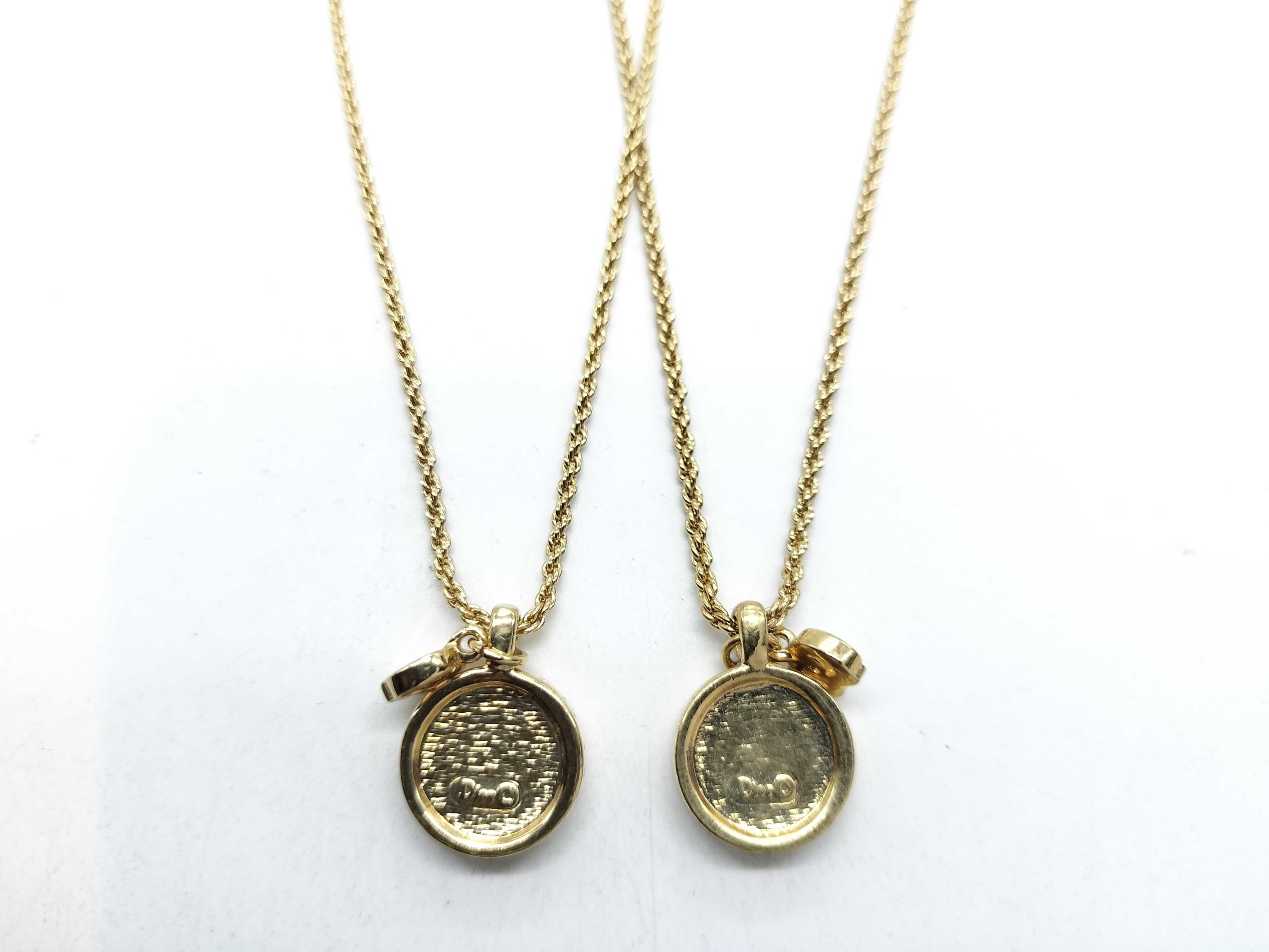 Rhinestone Circle Necklace — view 4