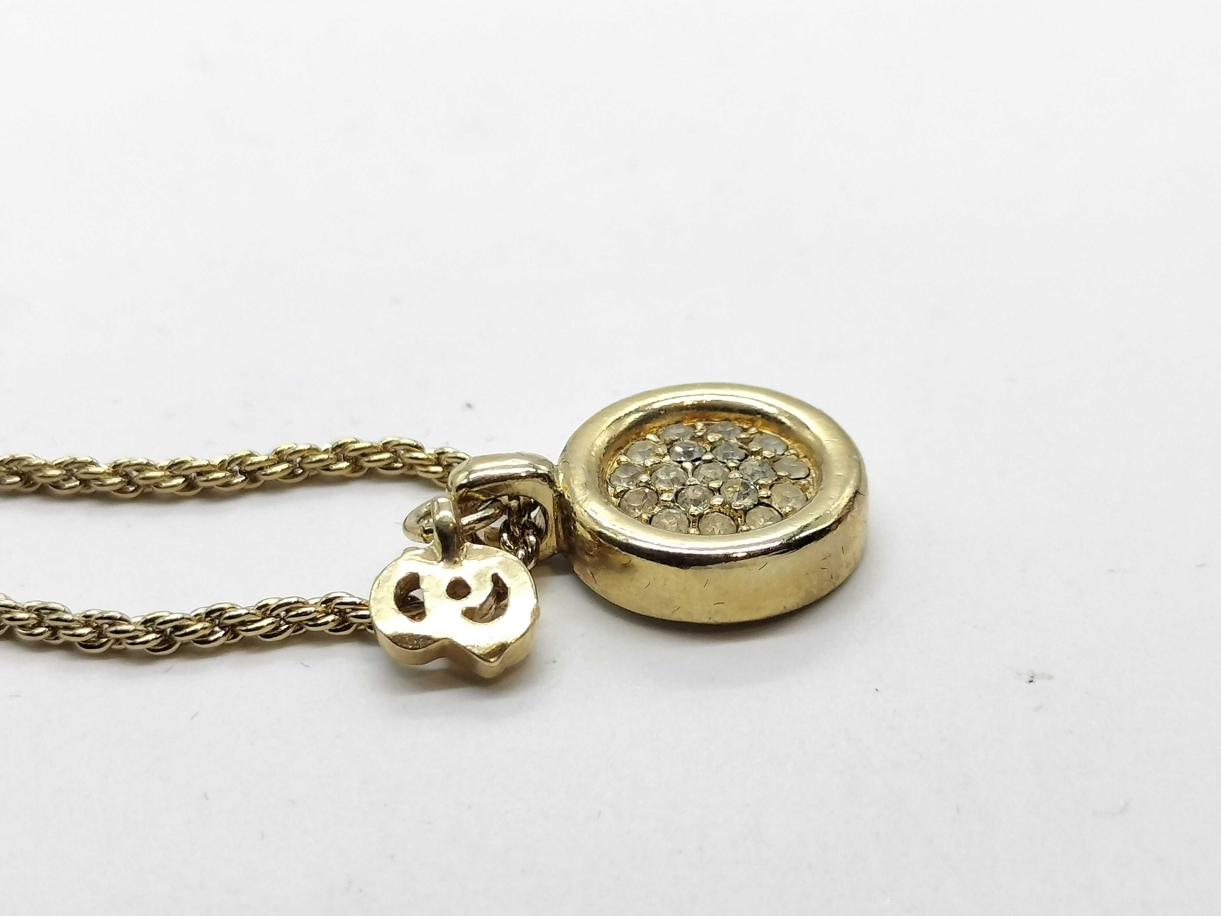 Rhinestone Circle Necklace — view 8
