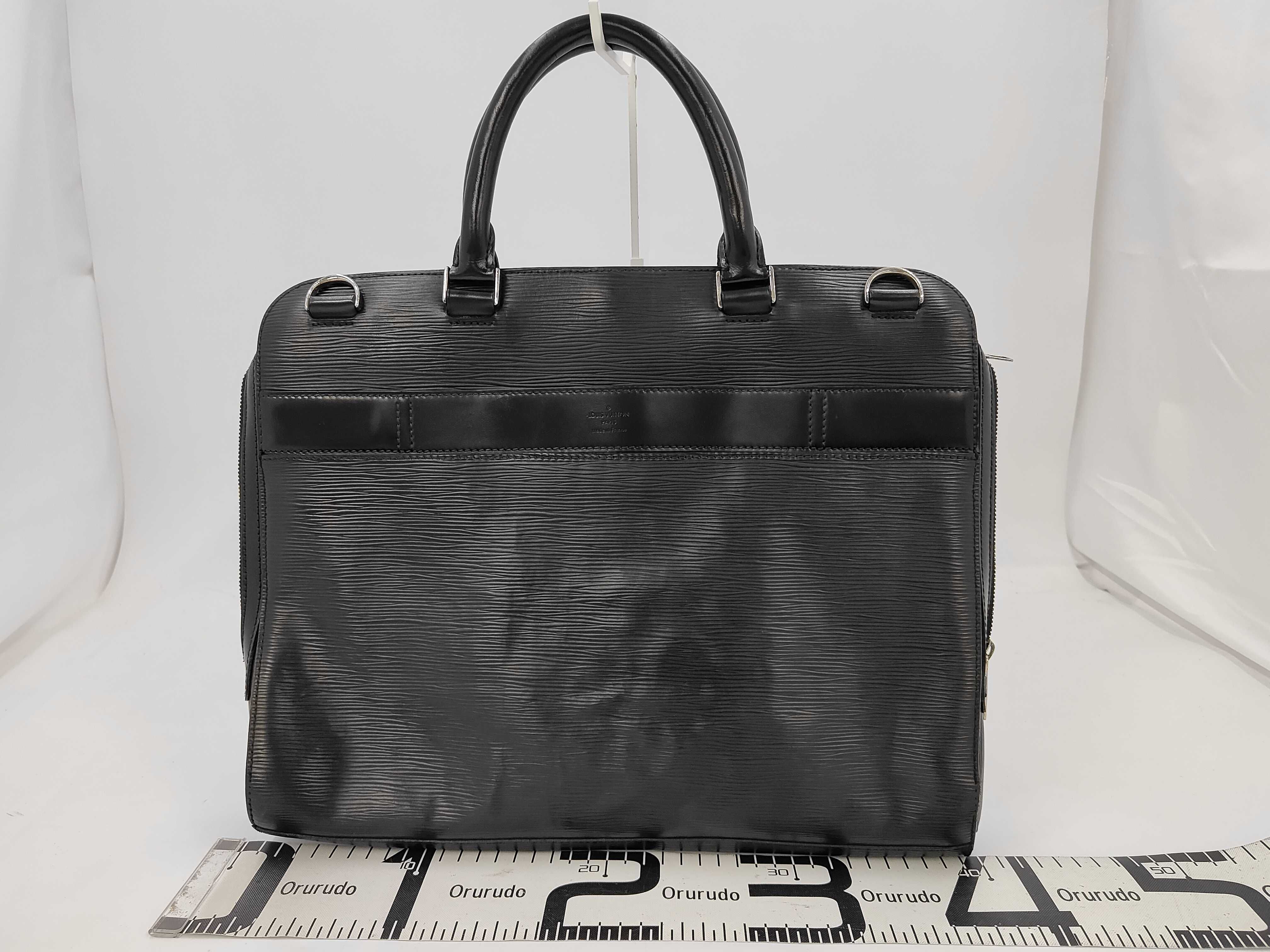 Epi Louis Vuitton Epi Bassano Business Bag Black Business Bag — view 2
