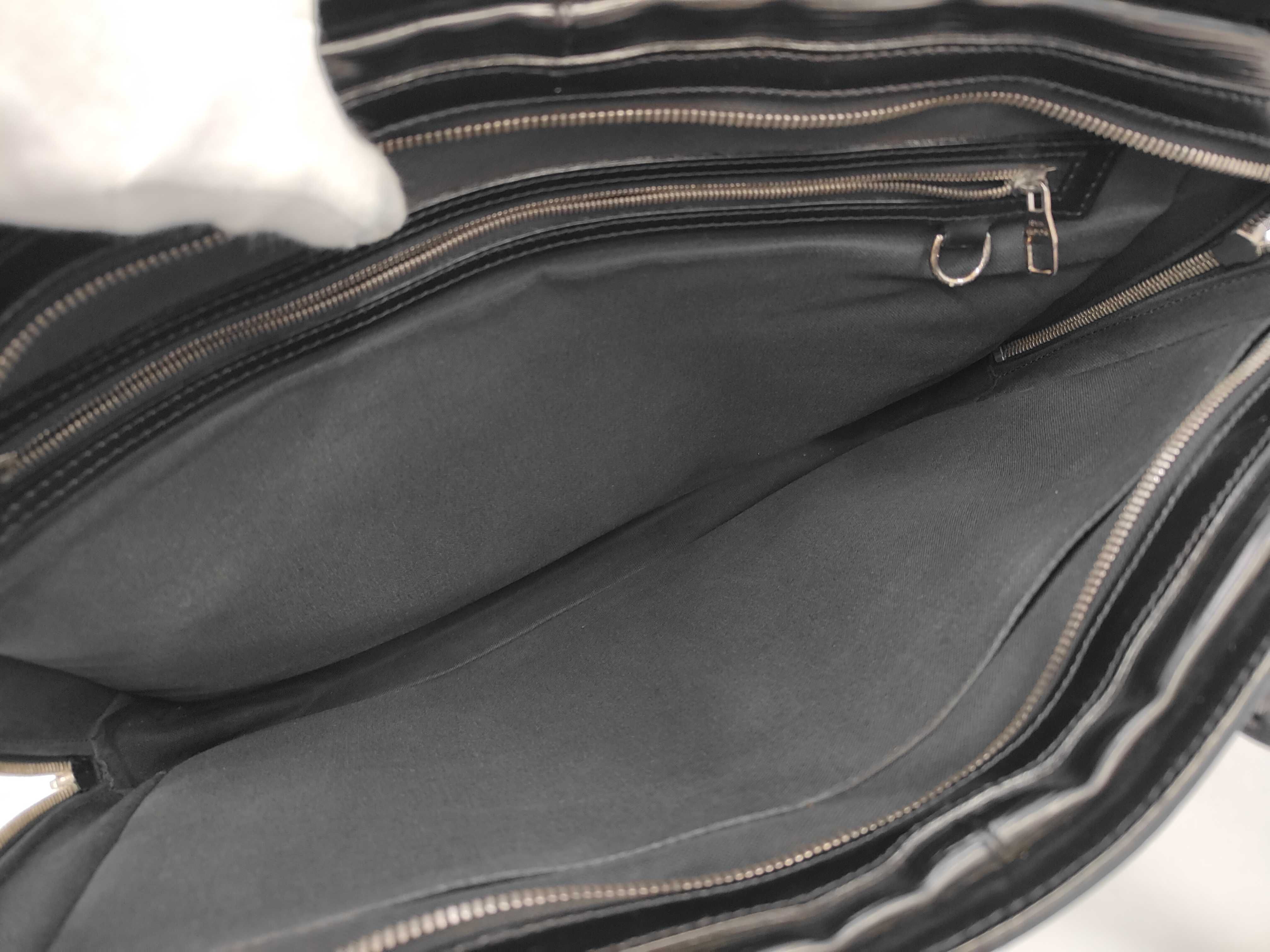 Epi Louis Vuitton Epi Bassano Business Bag Black Business Bag — view 8