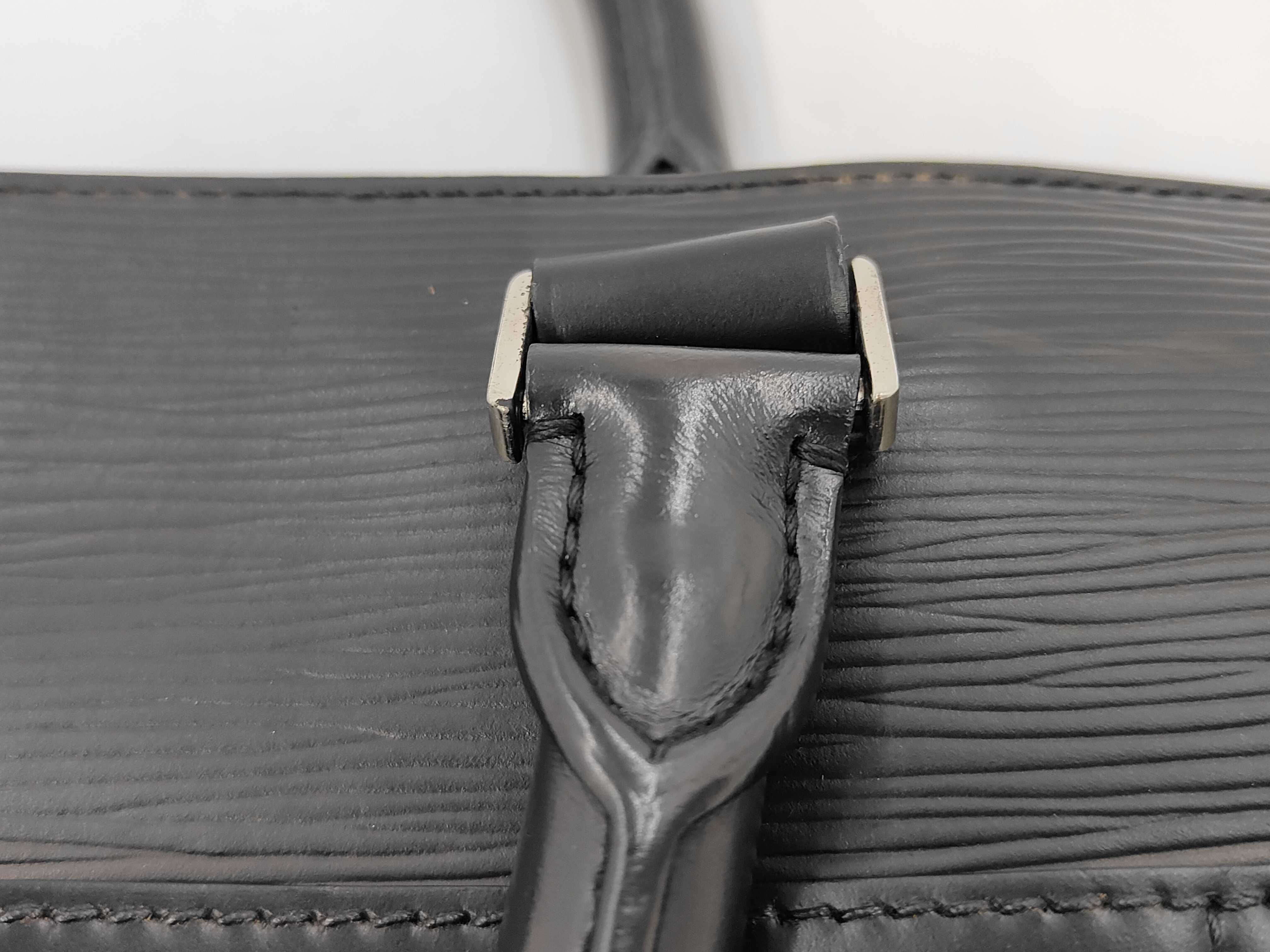 Epi Louis Vuitton Epi Bassano Business Bag Black Business Bag — view 10