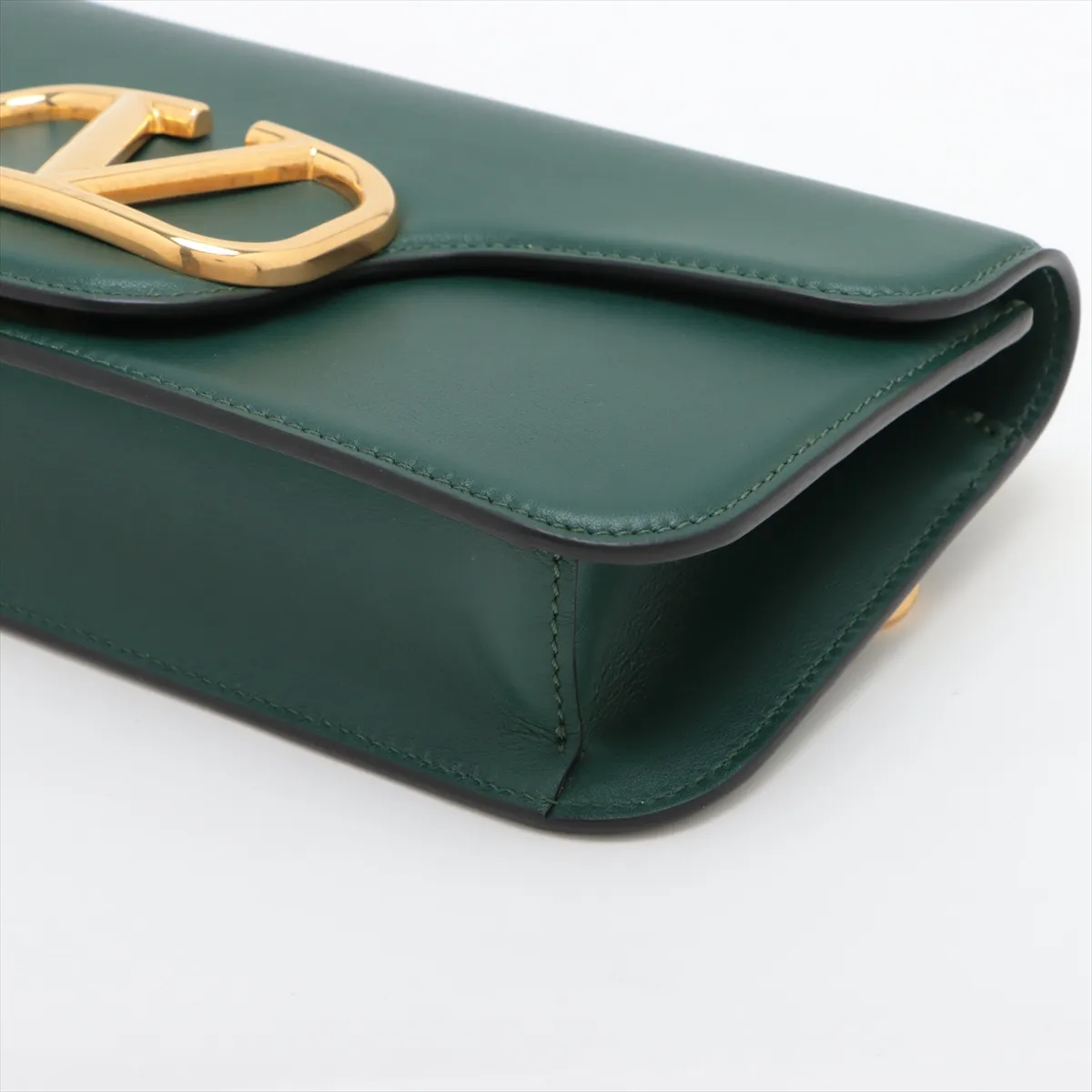 V Loco Leather Body Bag Green — view 3