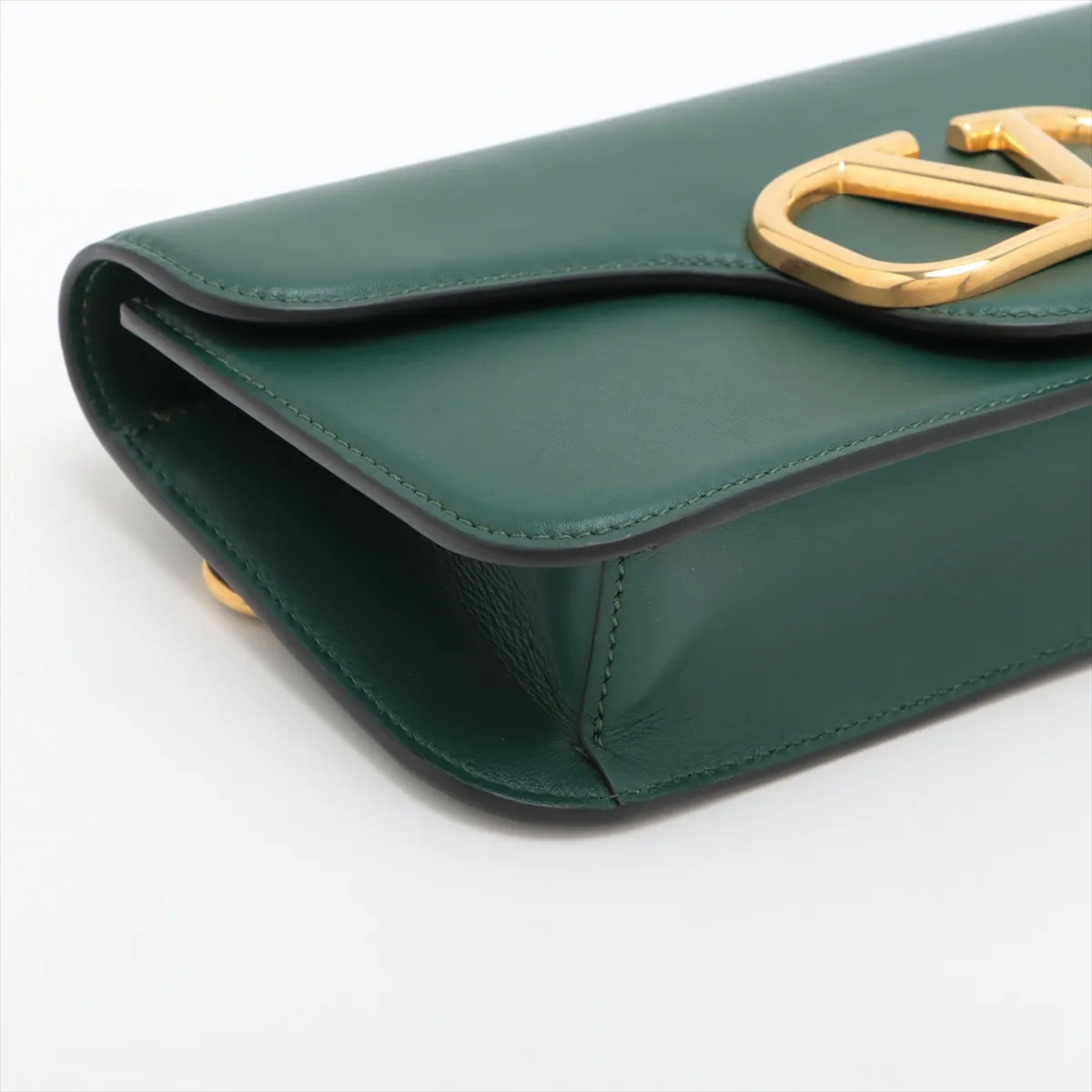 V Loco Leather Body Bag Green — view 4