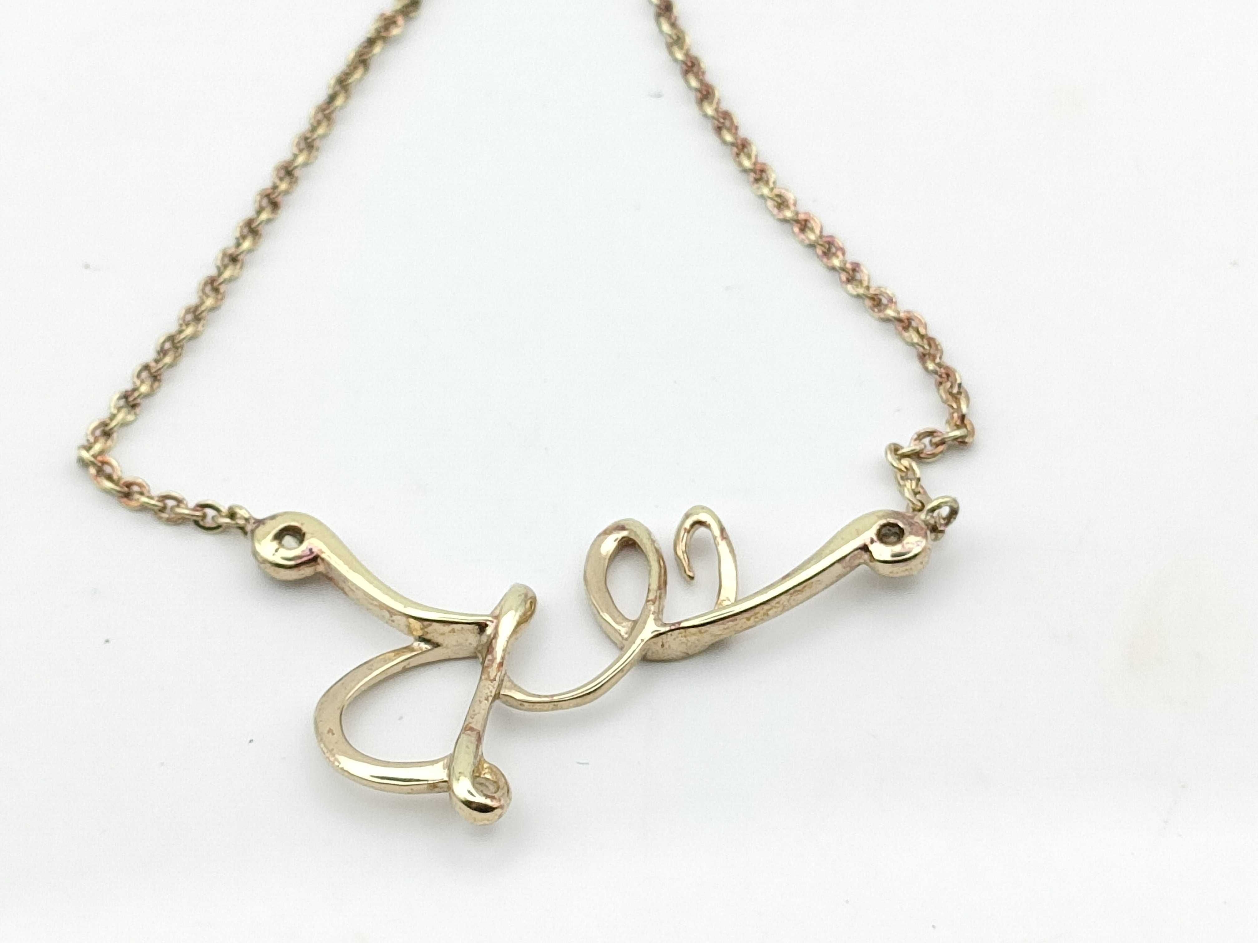 Logo Rhinestone Necklace — view 2
