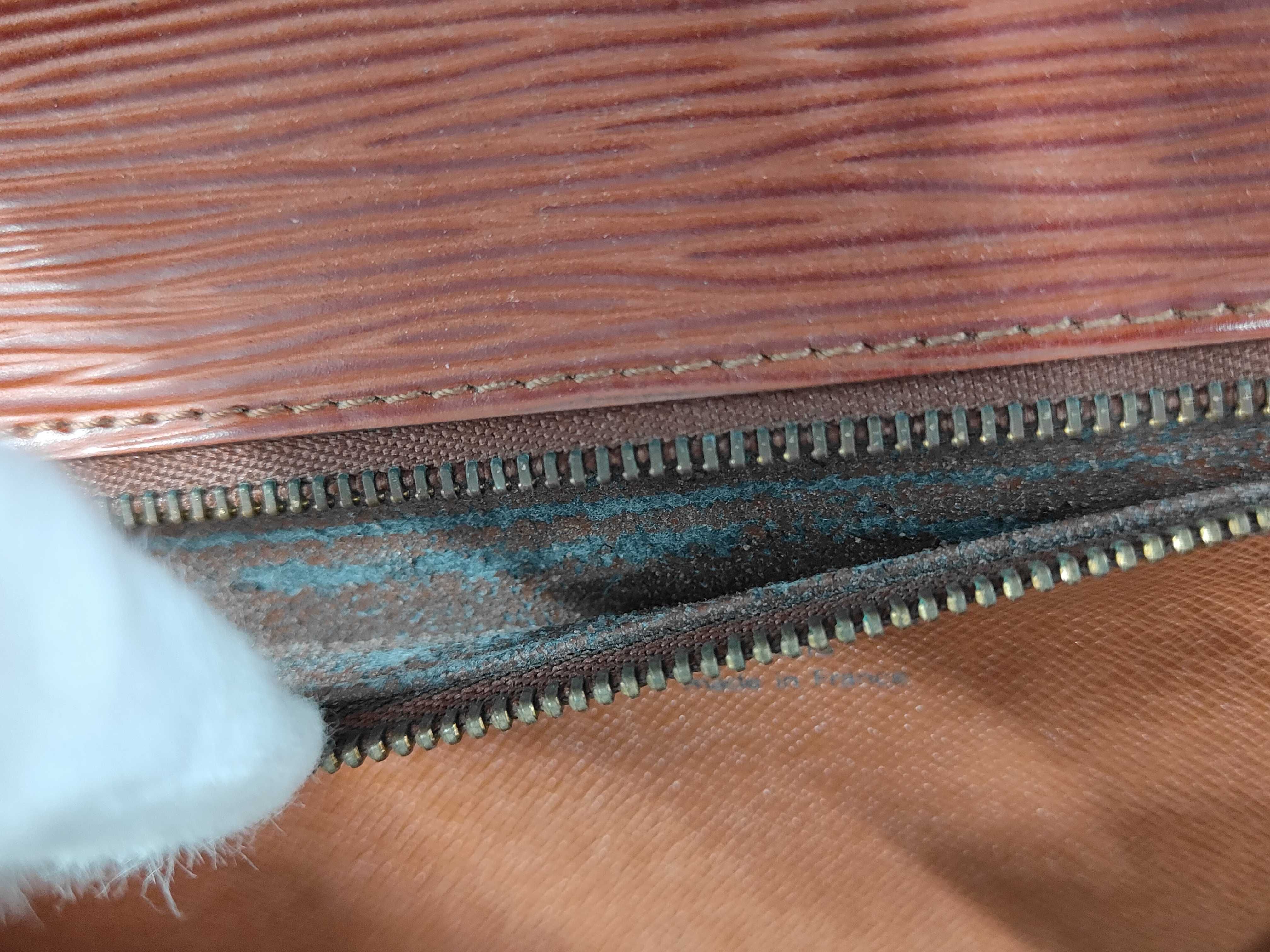 Epi Monceau handbag, brown, no strap, SR1904. — view 11