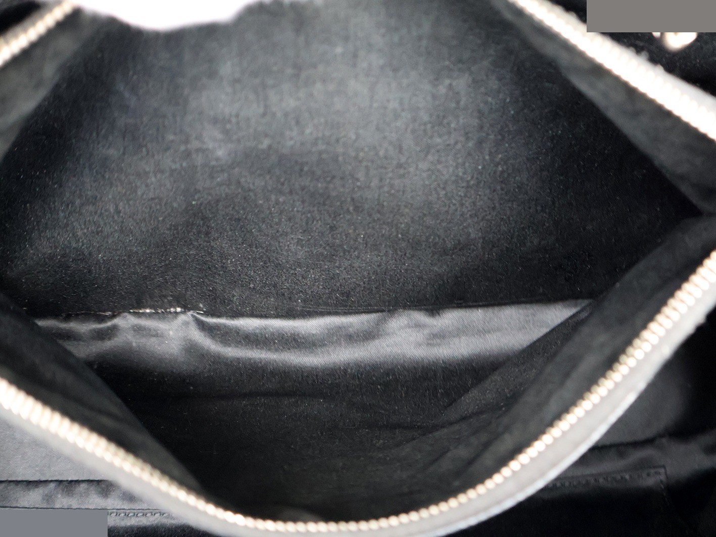 Caviar Skin GST Chain Tote Bag, Black — view 12
