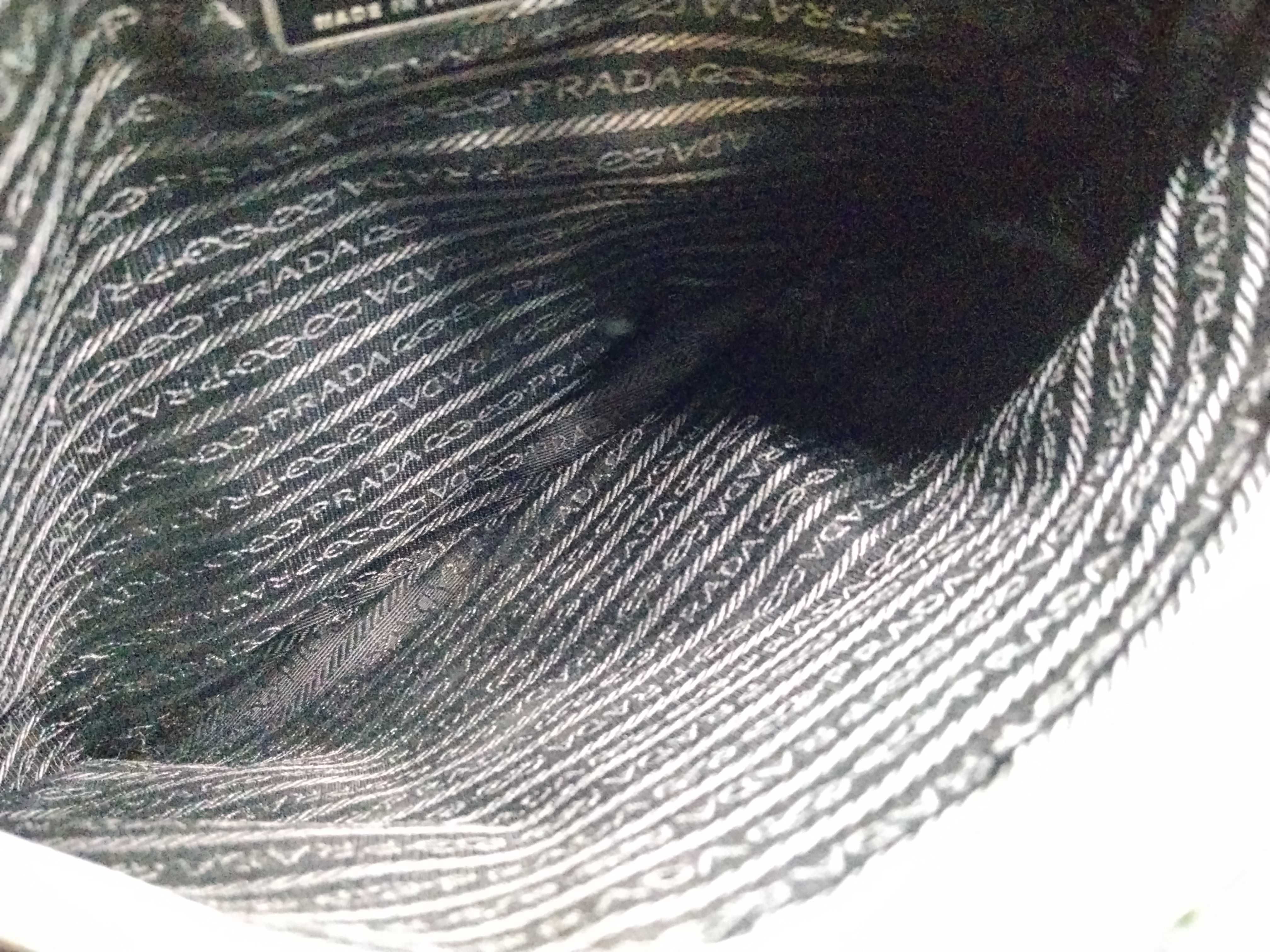 Nylon Tessuto Nylon Triangle Logo Tote Bag — view 11